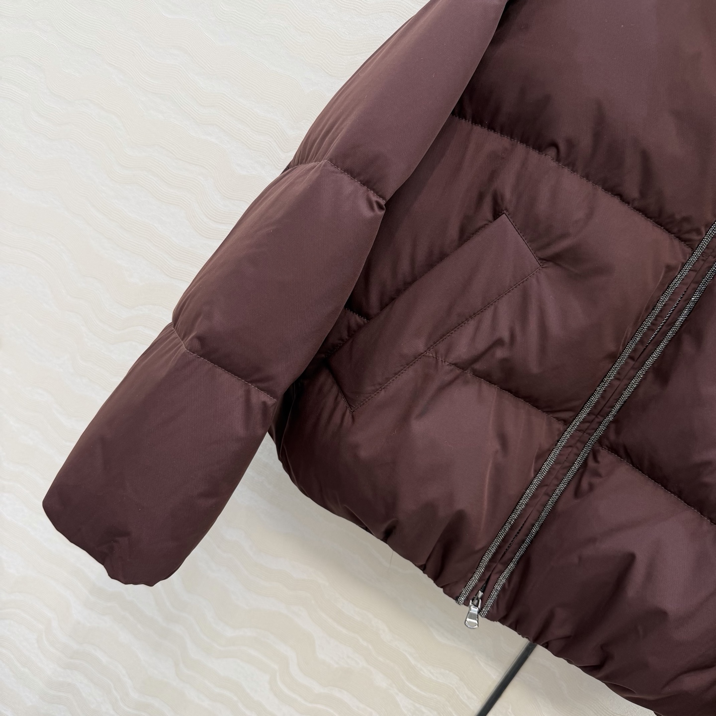 独家首发❤️品质控必入！BC高奢老钱风穿搭！羊羔毛领铜链羽绒服！国标进口90%白鹅绒80-85-90克填