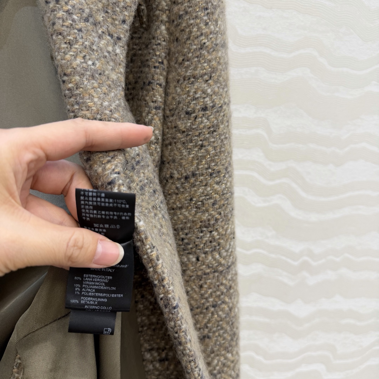 高端原单品质❤️LP极简高智感穿搭！潇洒帅气的高级羊驼毛花呢西装外套！复古金属蓟花扣！定制进口羊毛编织花