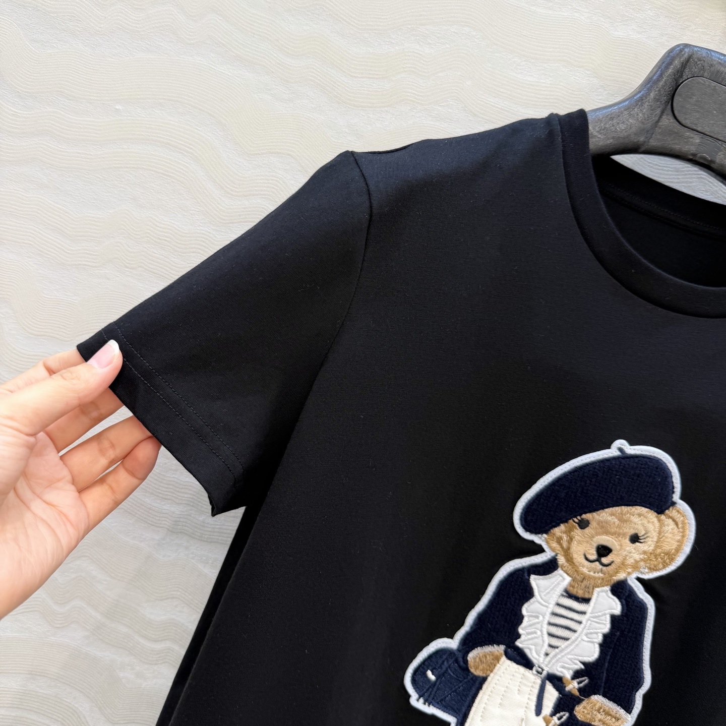 高端原单品质❤️RL紫标26早春新品！浓郁美式风格小熊短袖T！减龄经典版型。品质控必入。进口纯棉卫衣面料