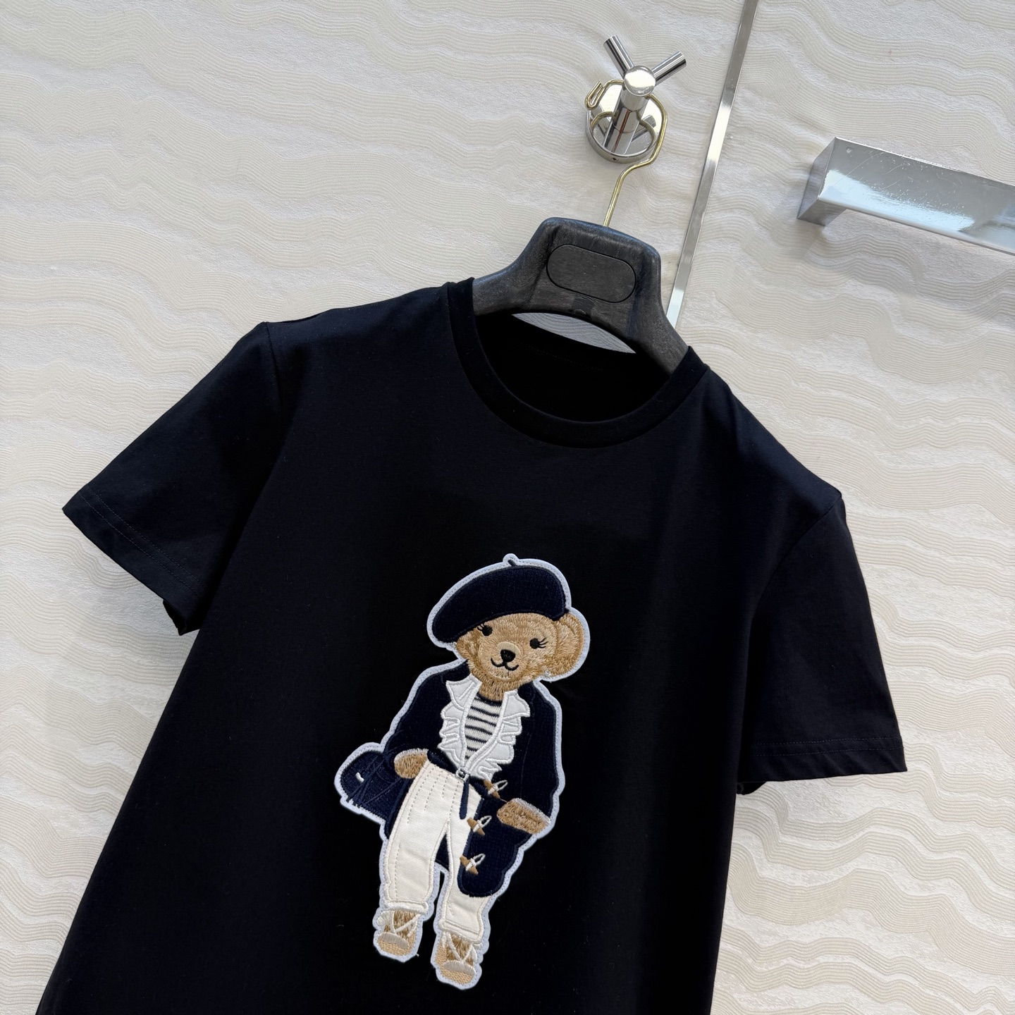 高端原单品质❤️RL紫标26早春新品！浓郁美式风格小熊短袖T！减龄经典版型。品质控必入。进口纯棉卫衣面料