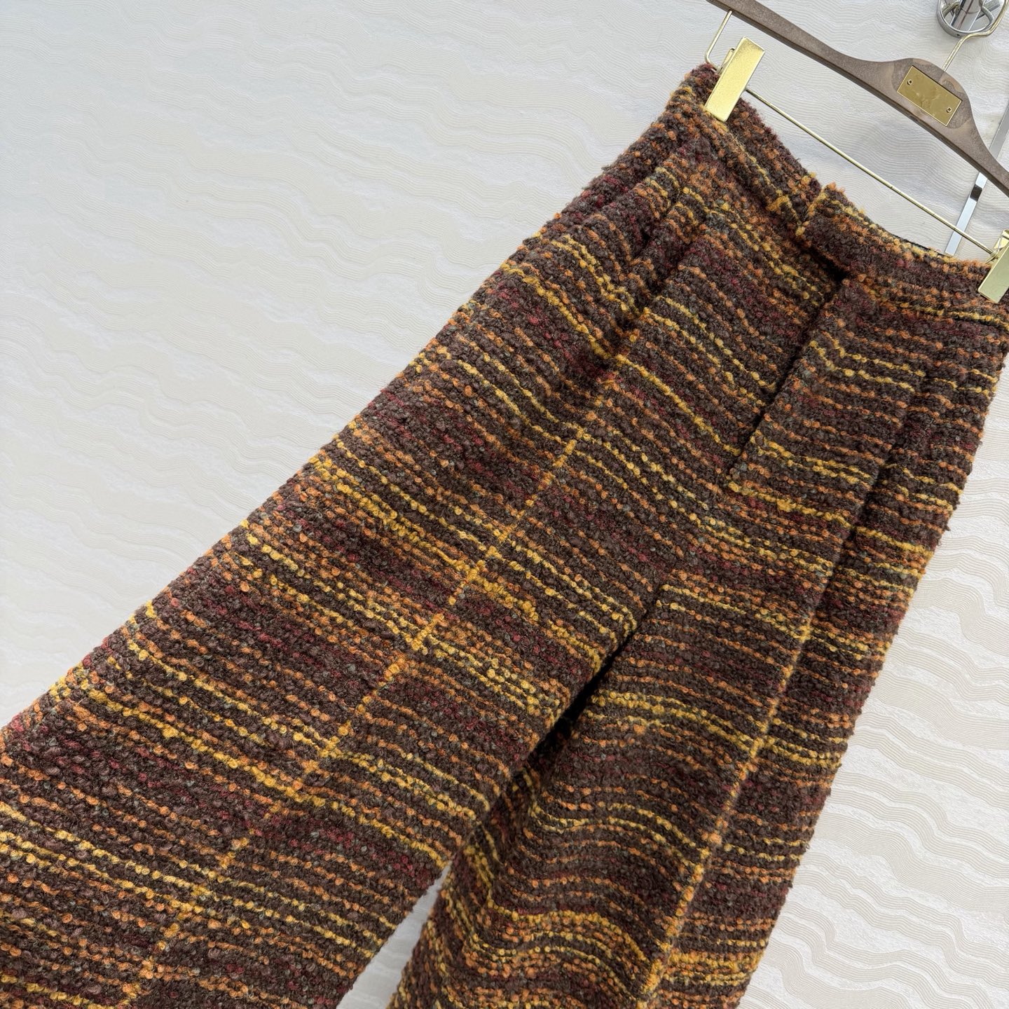 高端原单品质❤️LP极简高智感穿搭！蒋欣 林心如 同款 潇洒帅气的高级羊驼毛花呢西裤！高腰阔腿裤型胸以下