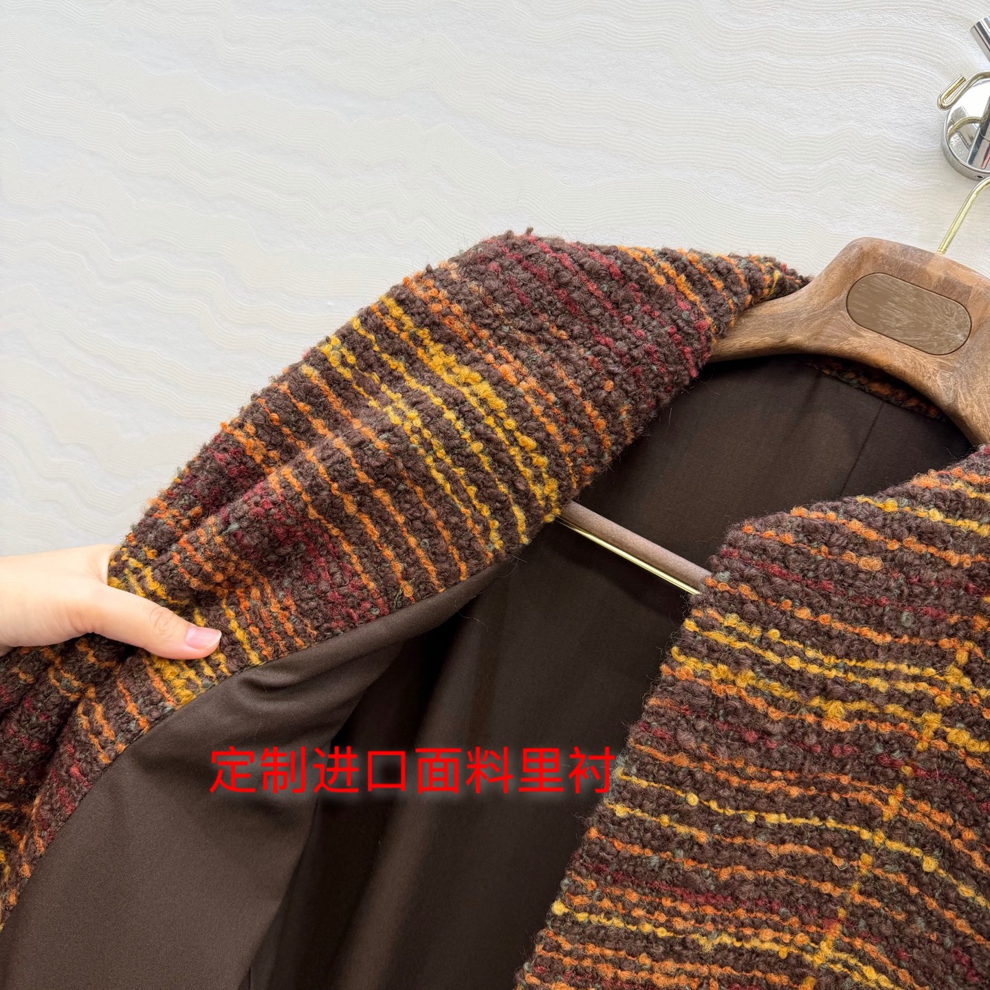 高端原单品质❤️LP极简高智感穿搭！蒋欣 林心如 同款 潇洒帅气的高级羊驼毛花呢大衣！内里也是含羊毛面料