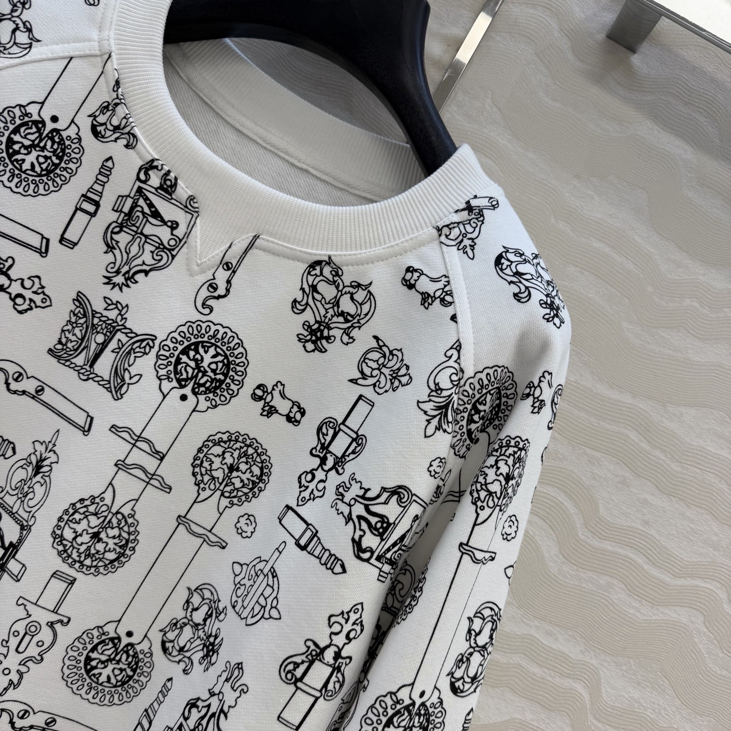 独家首发，高端原单品质❤️H26s早春新品。Coachinng Remix系列印花泽西棉圆领卫衣。减龄运