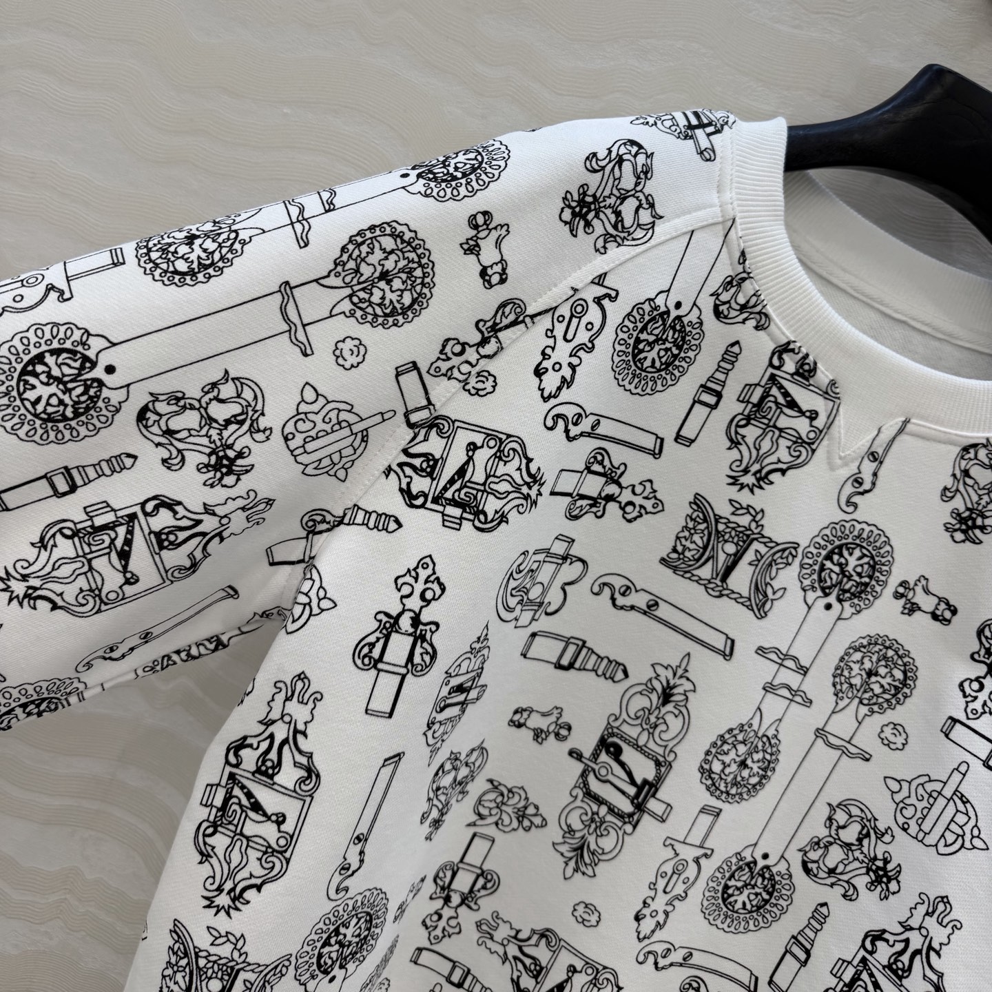 独家首发，高端原单品质❤️H26s早春新品。Coachinng Remix系列印花泽西棉圆领卫衣。减龄运