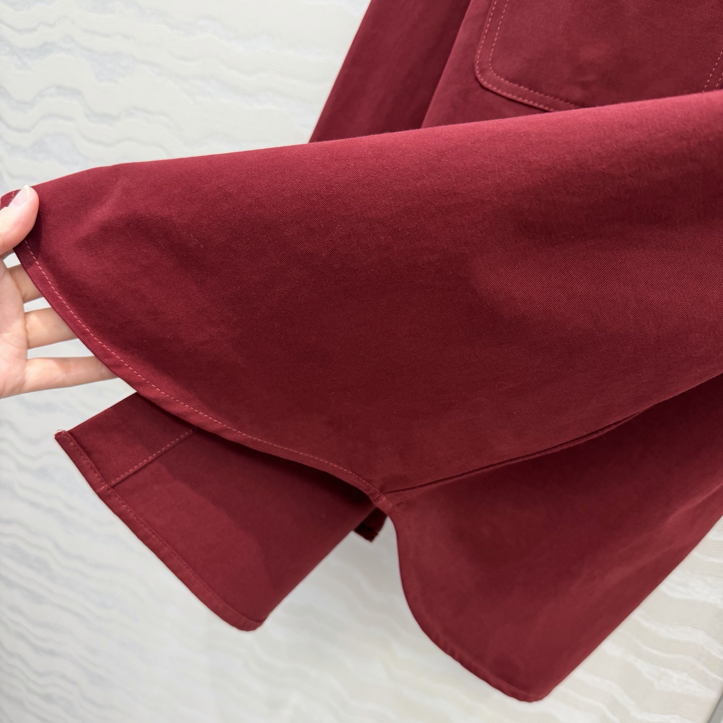 原单品质❤️miu系少女穿搭！26s早春新品，新年限定本命红穿搭❤️牛仔衬衫外套。overzise宽松版