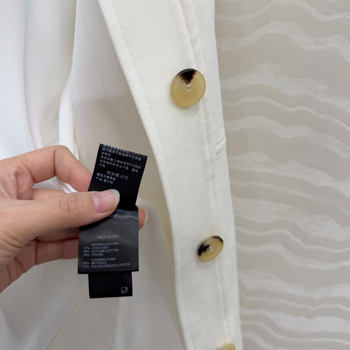 高端原单品质❤️ 26春款上新Lp高智感穿搭！老钱风氛围感Lismore优雅夹克外套。定制冰栀白进口羊毛