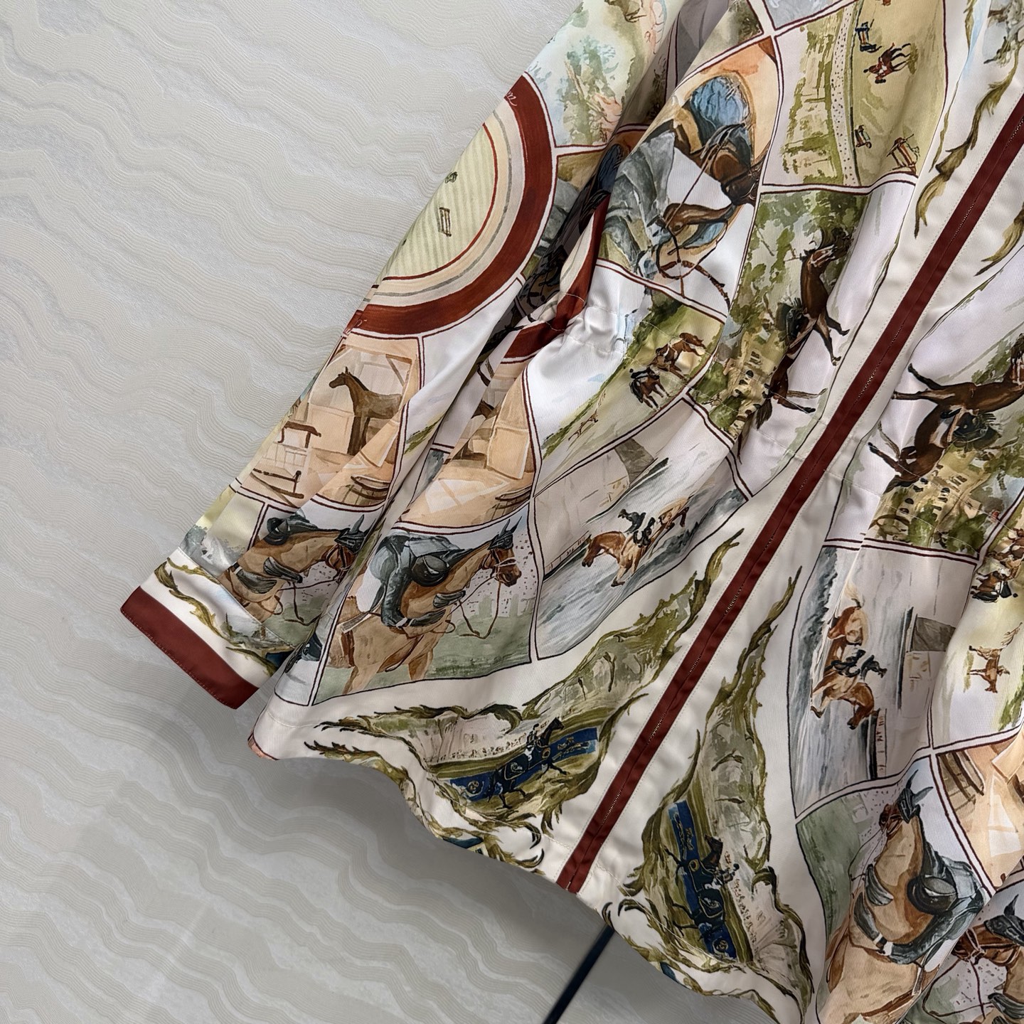 高端原单品质❤️ 26春款上新Lp高智感穿搭！老钱风氛围感kevin派克夹克外套。定位马场竞技万花筒 印