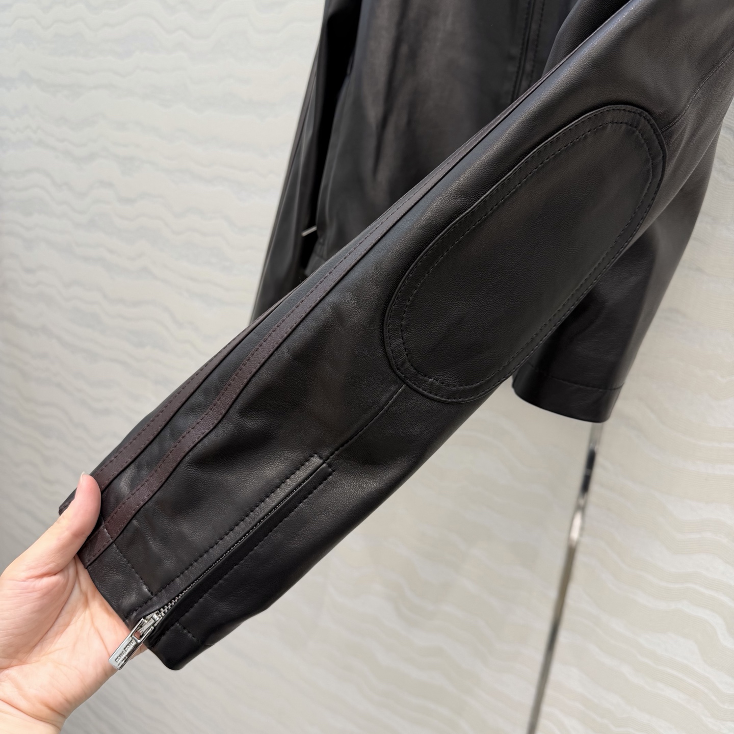 高端原单品质❤️26早春新品miu系少女穿搭！飞行夹克皮衣外套！原版定制顶级进口植鞣100%小羊皮！皮质