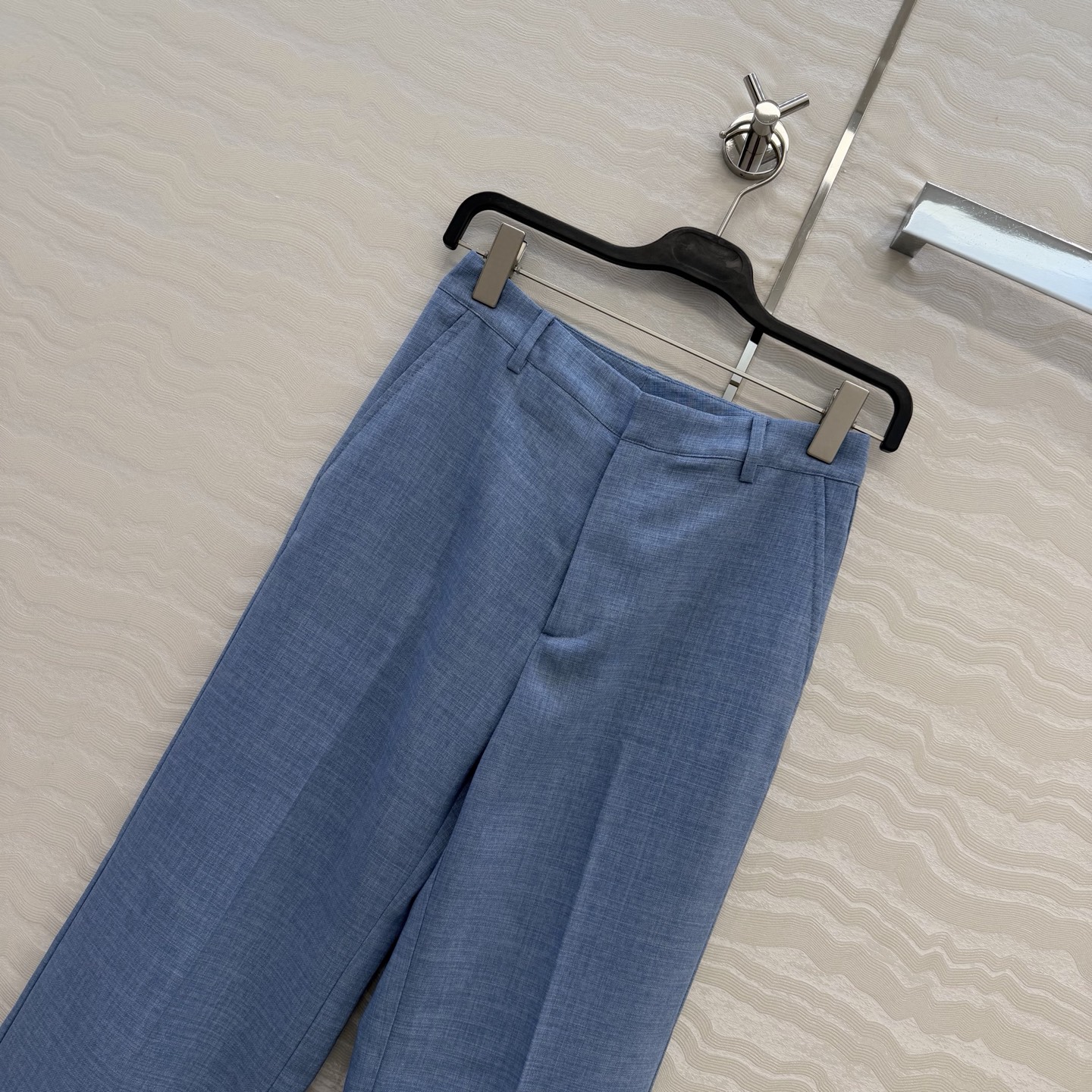 高端原单品质，RL26早春新品，郑秀晶同款温网英式老钱风穿搭，定制色织面料直筒裤！减龄学院风气质高级单品