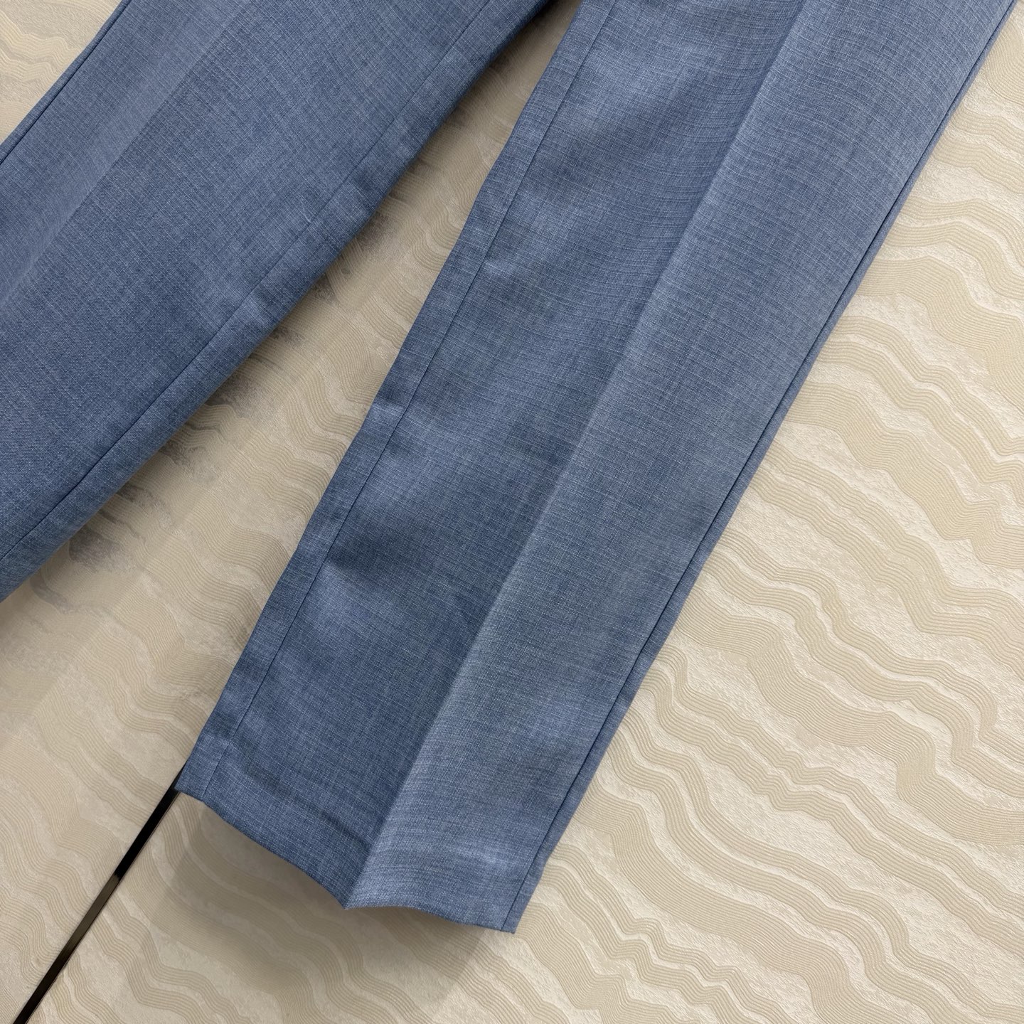 高端原单品质，RL26早春新品，郑秀晶同款温网英式老钱风穿搭，定制色织面料直筒裤！减龄学院风气质高级单品