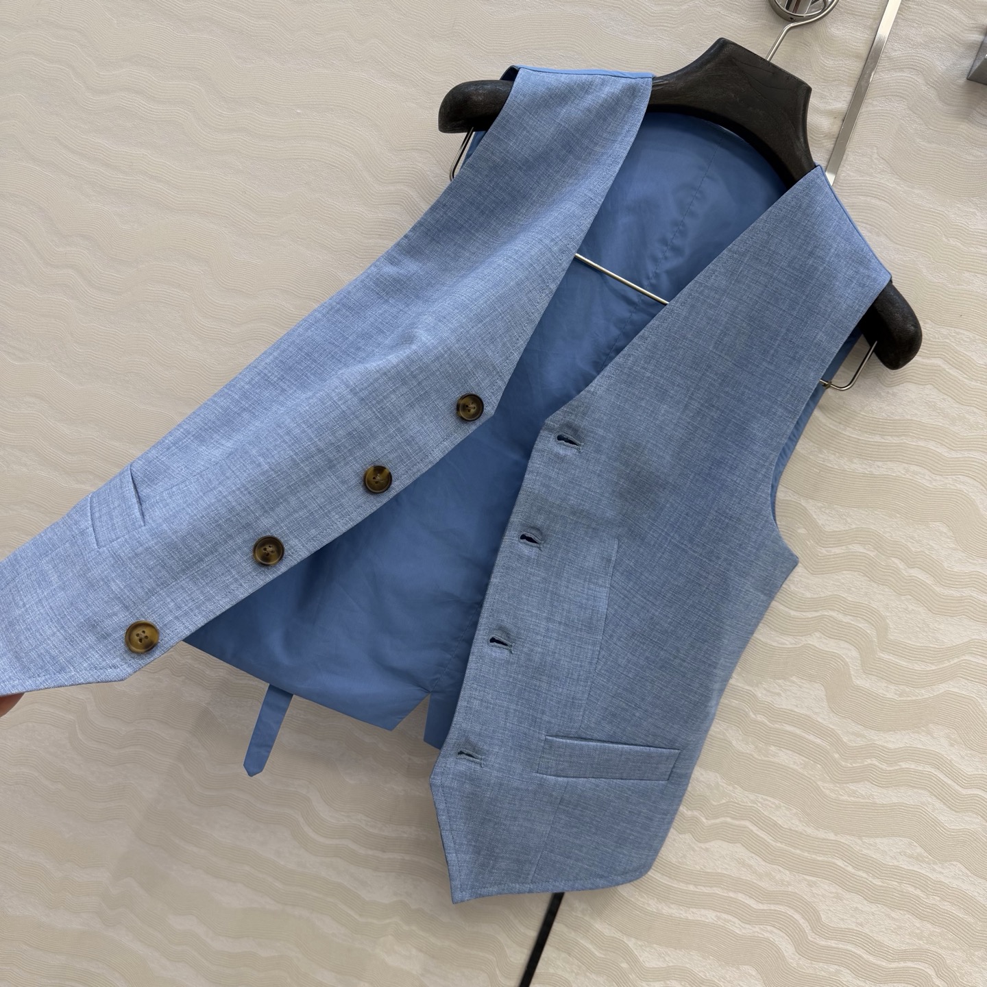 高端原单品质，RL26早春新品，郑秀晶同款温网英式老钱风穿搭，定制色织面料西式马甲！减龄学院风气质高级单