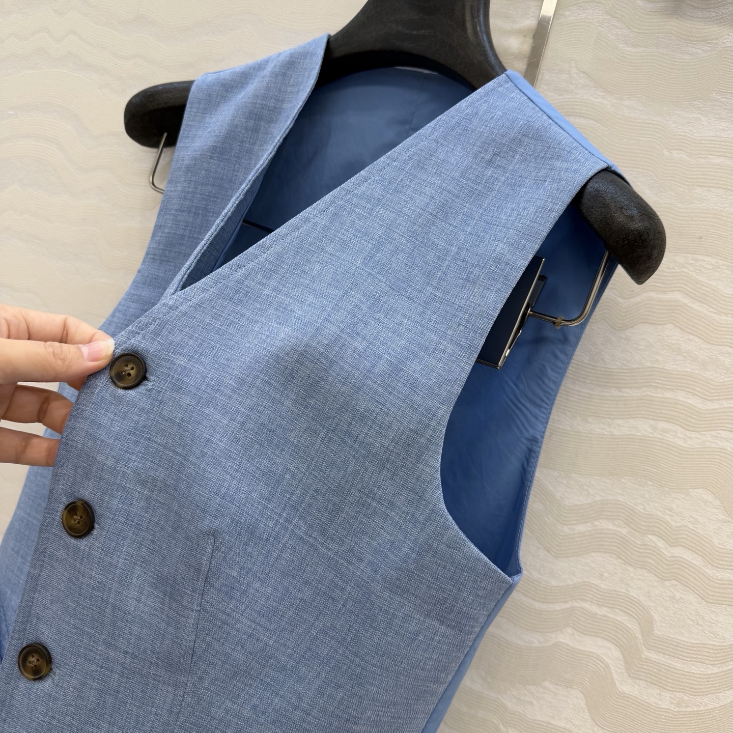 高端原单品质，RL26早春新品，郑秀晶同款温网英式老钱风穿搭，定制色织面料西式马甲！减龄学院风气质高级单