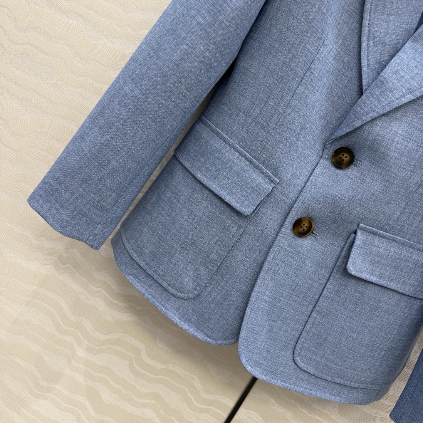 高端原单品质，RL26早春新品，郑秀晶同款温网英式老钱风穿搭，定制色织面料西装夹克外套！减龄学院风气质高