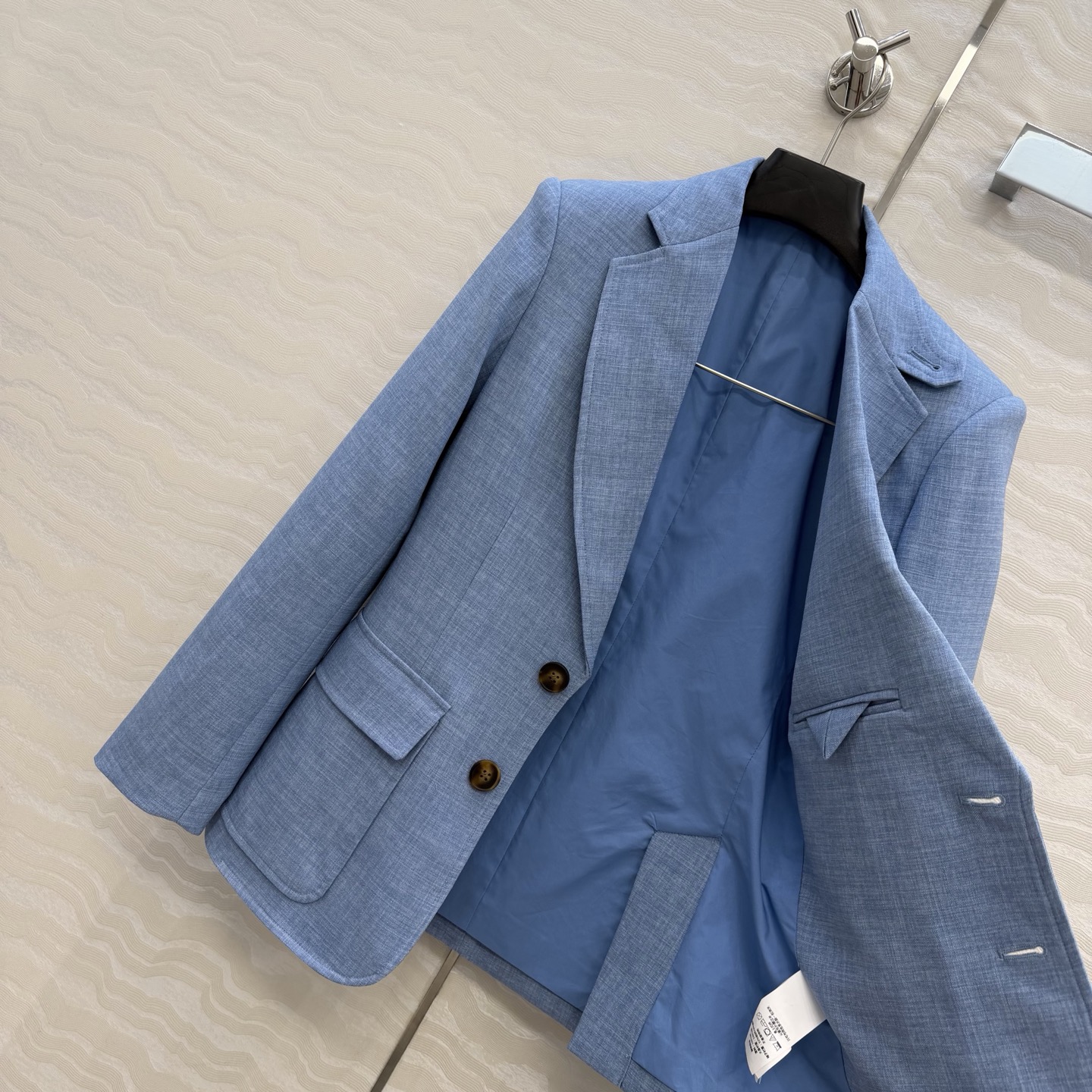 高端原单品质，RL26早春新品，郑秀晶同款温网英式老钱风穿搭，定制色织面料西装夹克外套！减龄学院风气质高