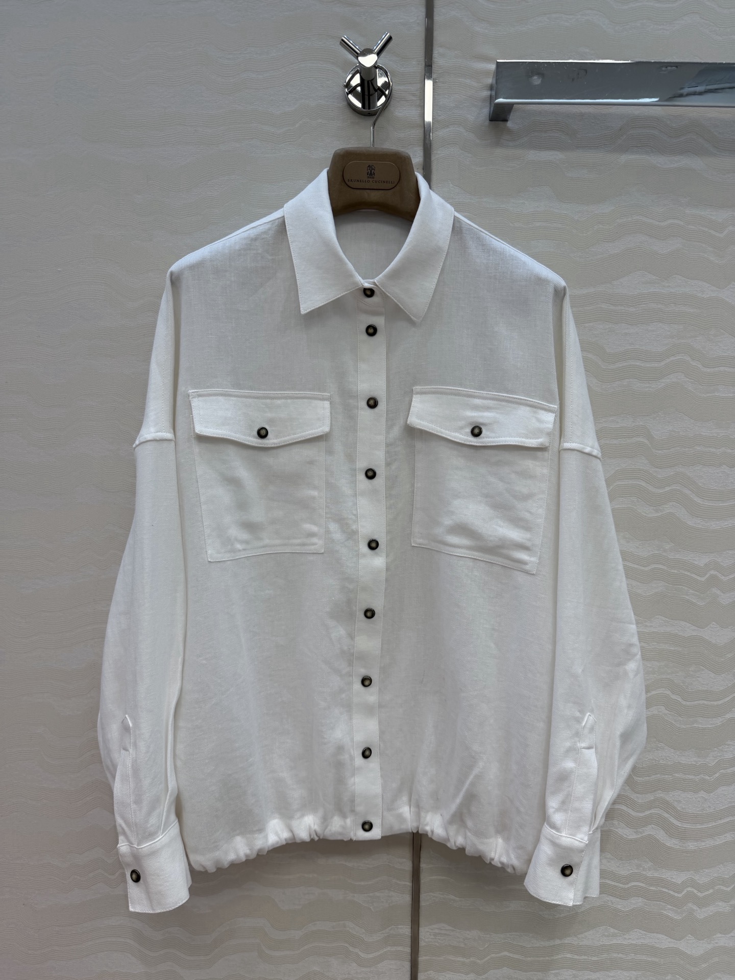 高端原单品质❤️26早春新品，BC长期亚麻套装，落肩设计夹克衬衫外套搭配松紧腰小短裤，下摆可调节设计轻松