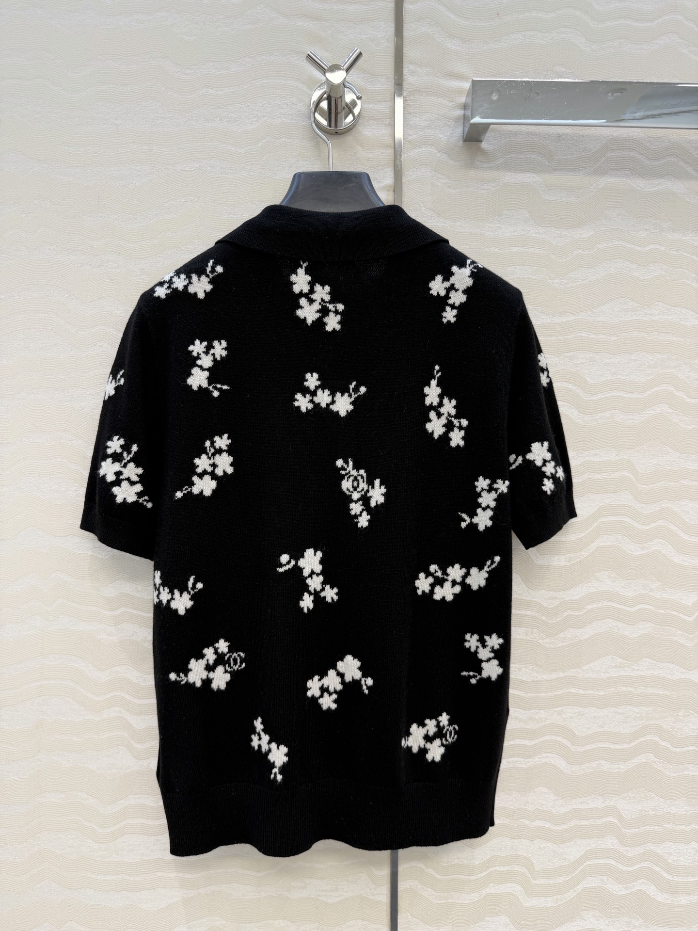 原单品质❤️Coco女孩穿搭，26p新品碎花短袖polo衫！定位提花小翻领设计百搭减龄又时髦！瑞士机18