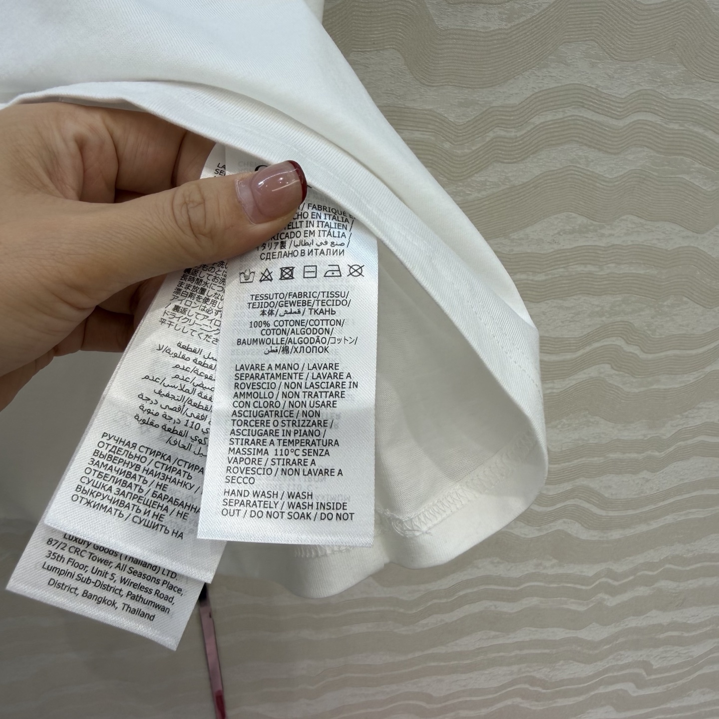 爆款推荐❤️原单品质，G印花logo花边T恤，时髦精必备单品解锁所有穿搭！原版定制撞色针织包边工艺。定位