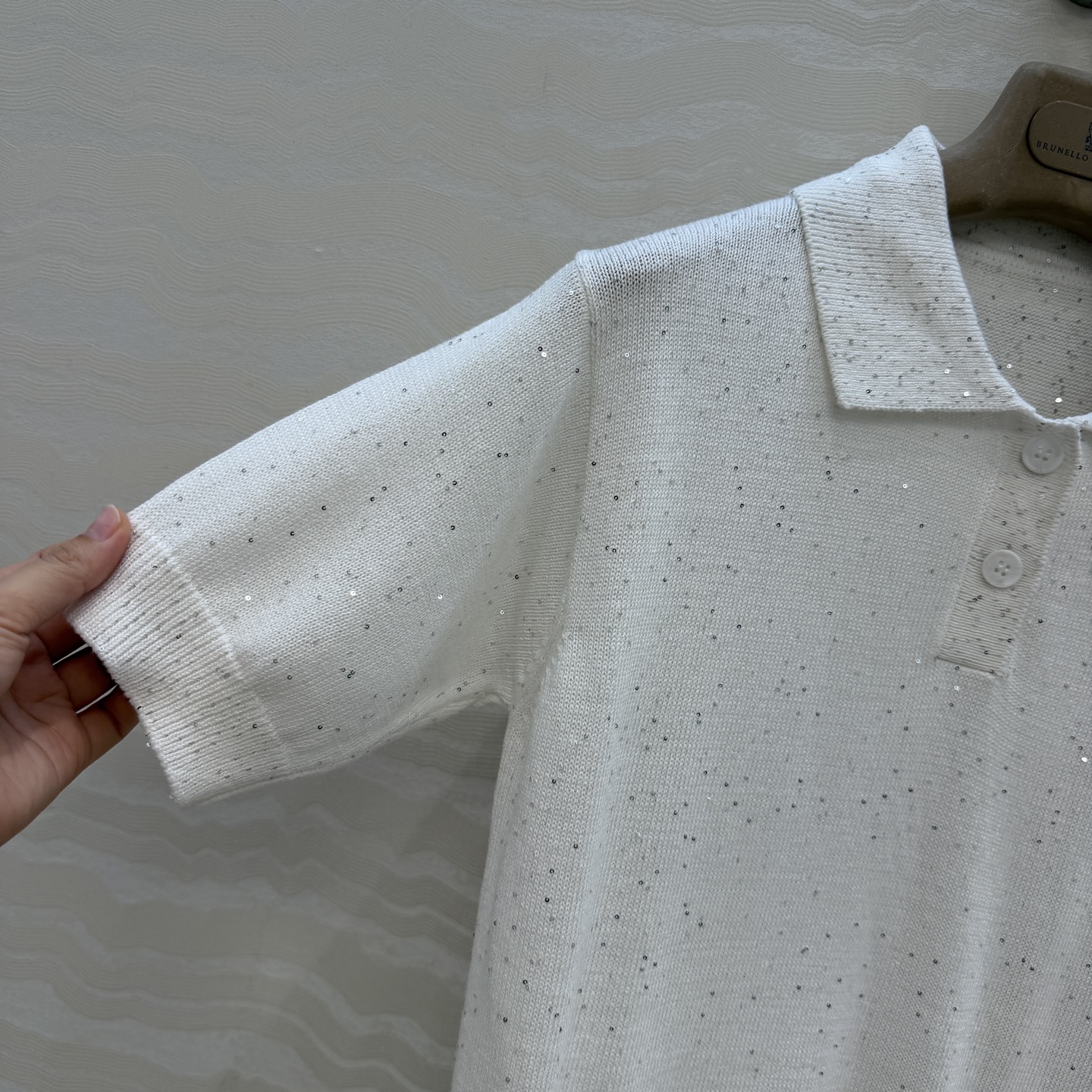 原单原单品质❤️行走的高定 Bc老钱风穿搭，高智感优雅气质polo领上衣。慵懒自在的氛围感！极简老钱风穿