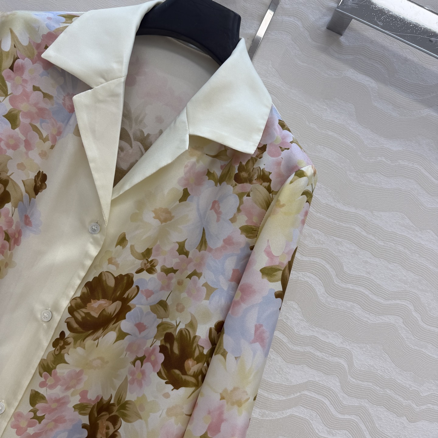 爆单推荐❤️原单品质，Ringmaster古董系列定位印花真丝衬衫！复古油画花㚏印花高级气息满满！100