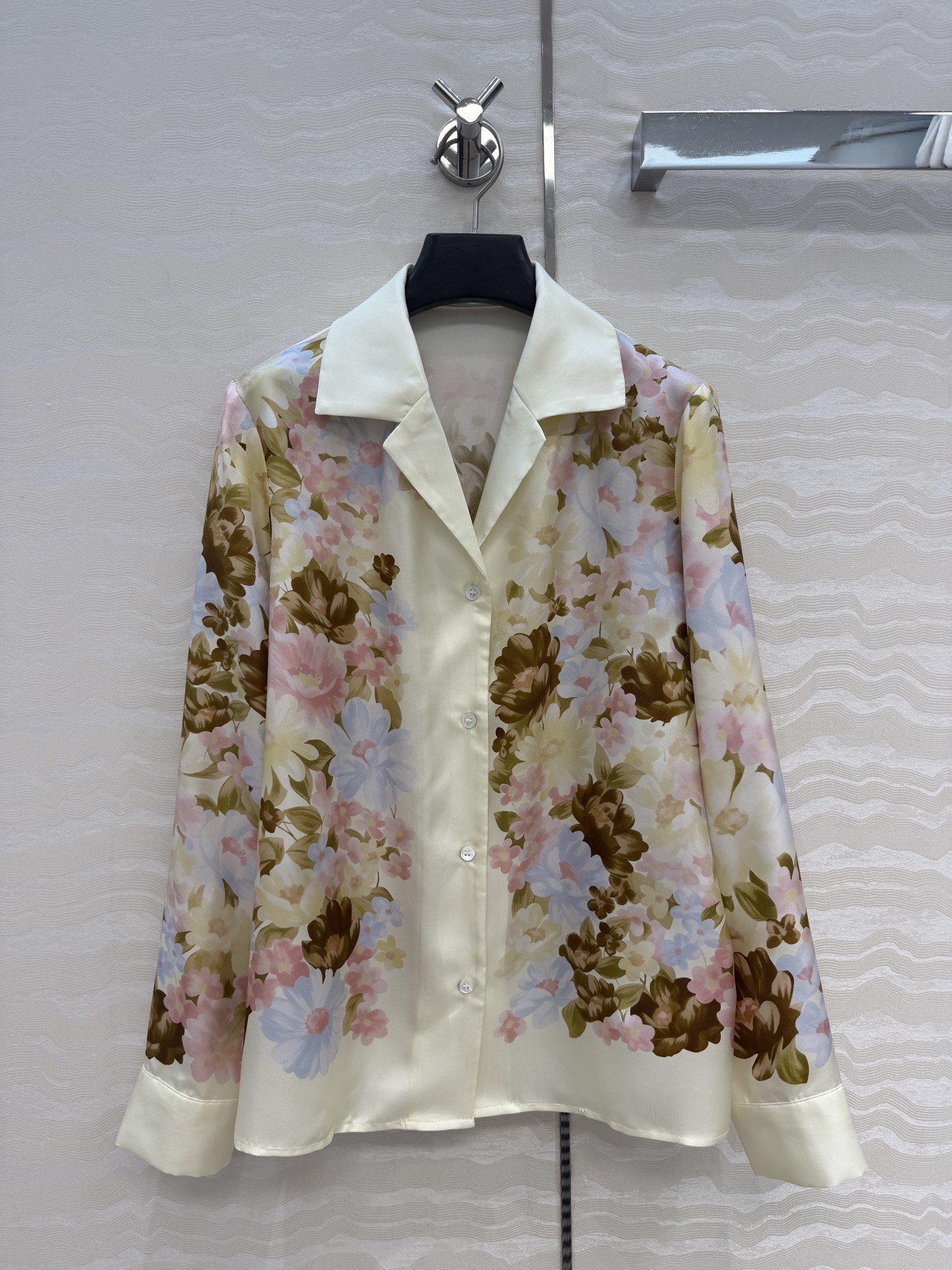 爆单推荐❤️原单品质，Ringmaster古董系列定位印花真丝衬衫！复古油画花㚏印花高级气息满满！100