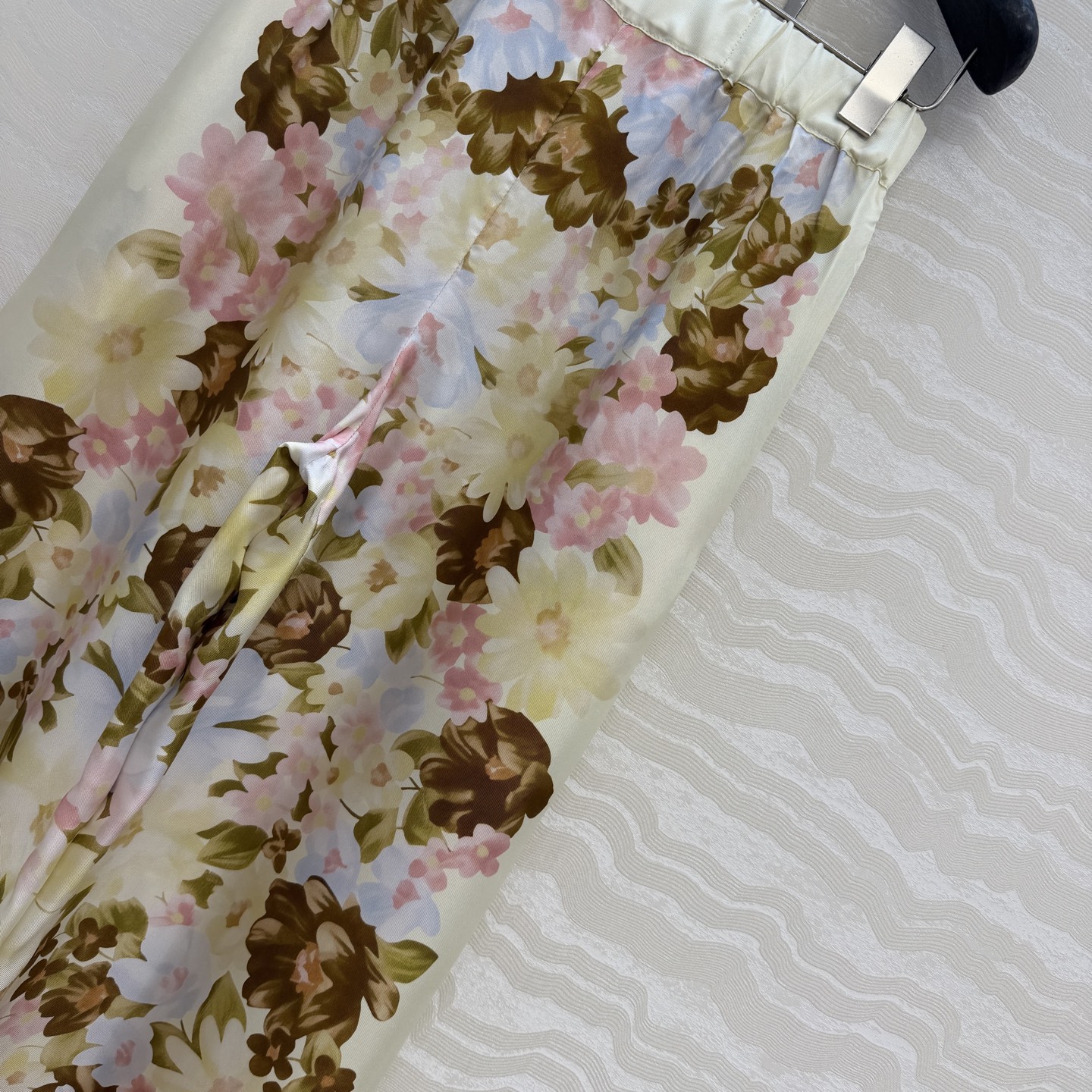 爆单推荐❤️原单品质，Ringmaster古董系列定位印花真丝裤！复古油画花㚏印花高级气息满满！100%