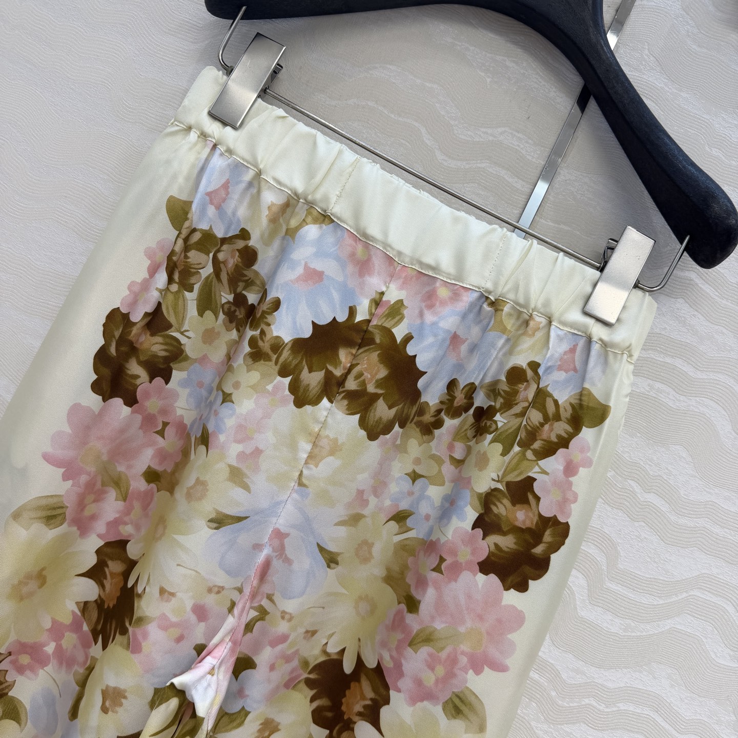 爆单推荐❤️原单品质，Ringmaster古董系列定位印花真丝裤！复古油画花㚏印花高级气息满满！100%