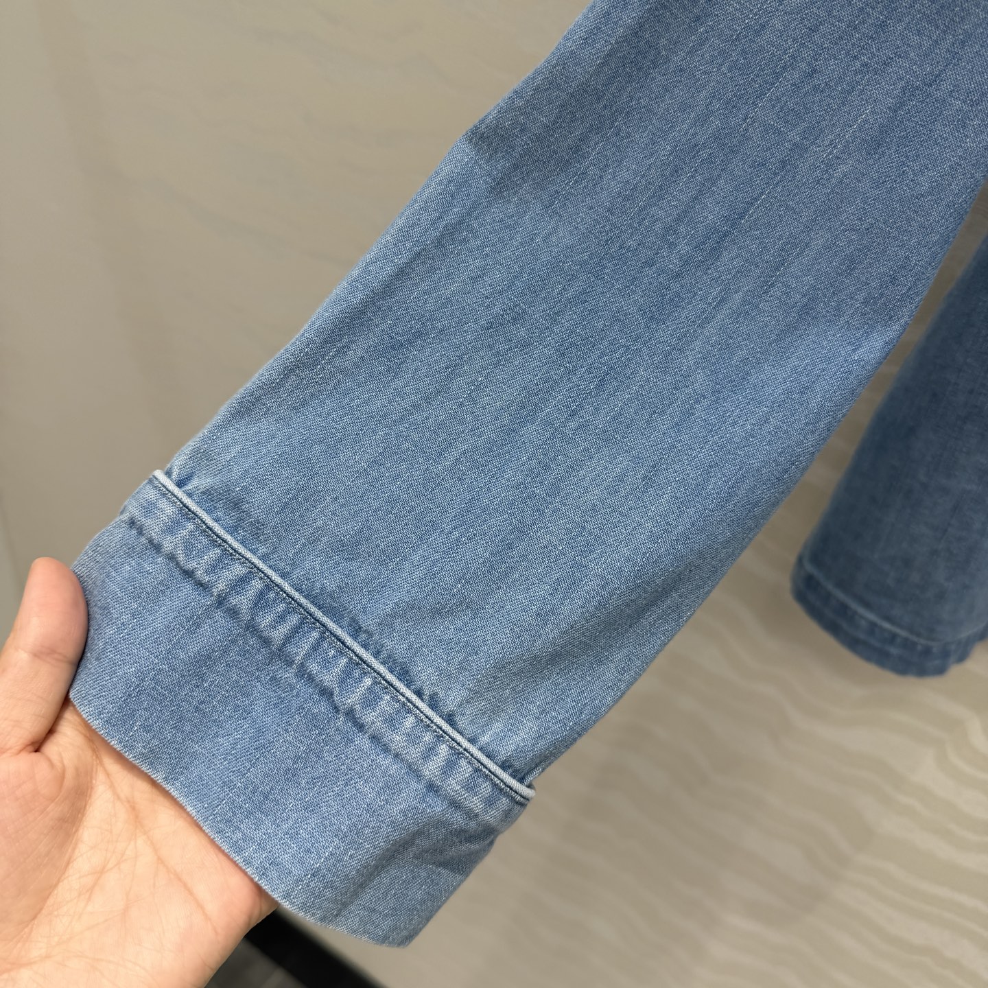 高端原单品质❤️slp时髦精穿搭！夏日丹宁牛仔衬衫外套！定位刺绣字母，超爱知识分子时髦风！气质翻领经典宽