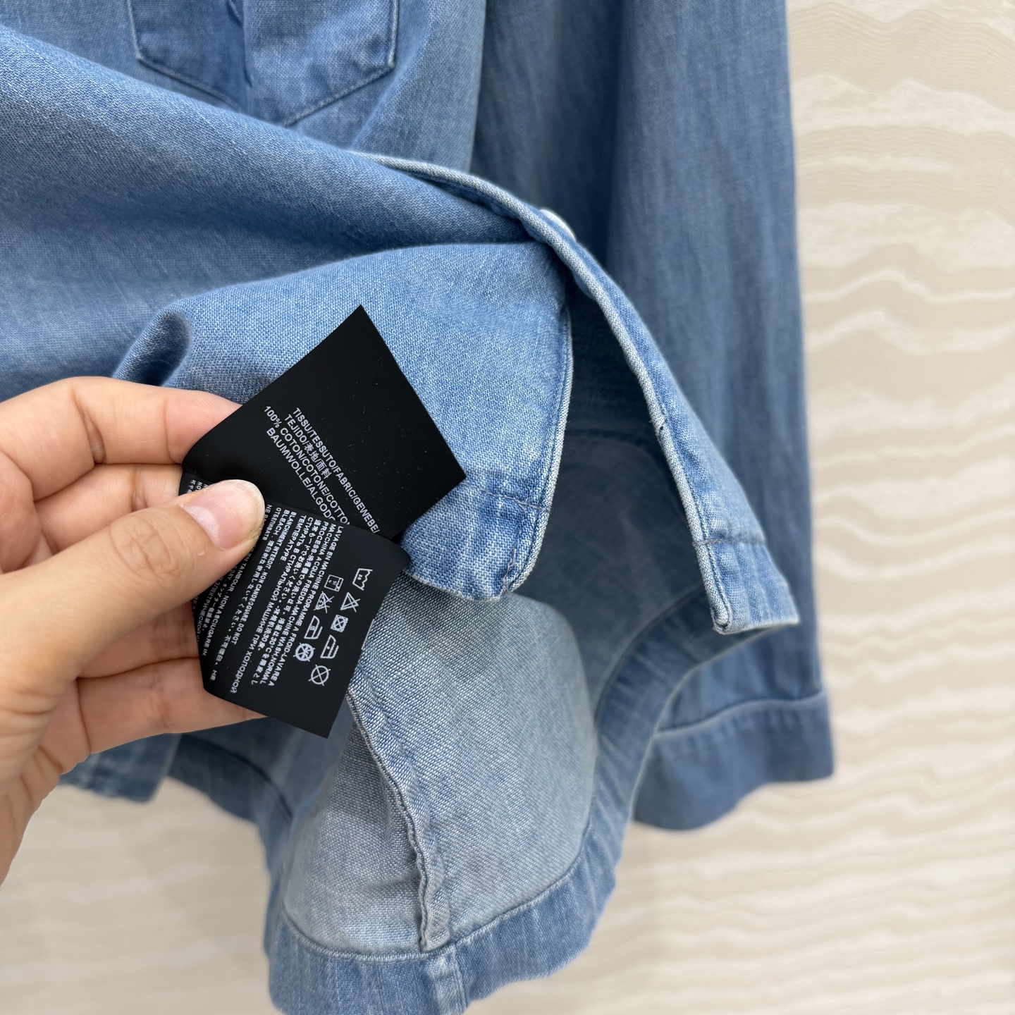 高端原单品质❤️slp时髦精穿搭！夏日丹宁牛仔衬衫外套！定位刺绣字母，超爱知识分子时髦风！气质翻领经典宽