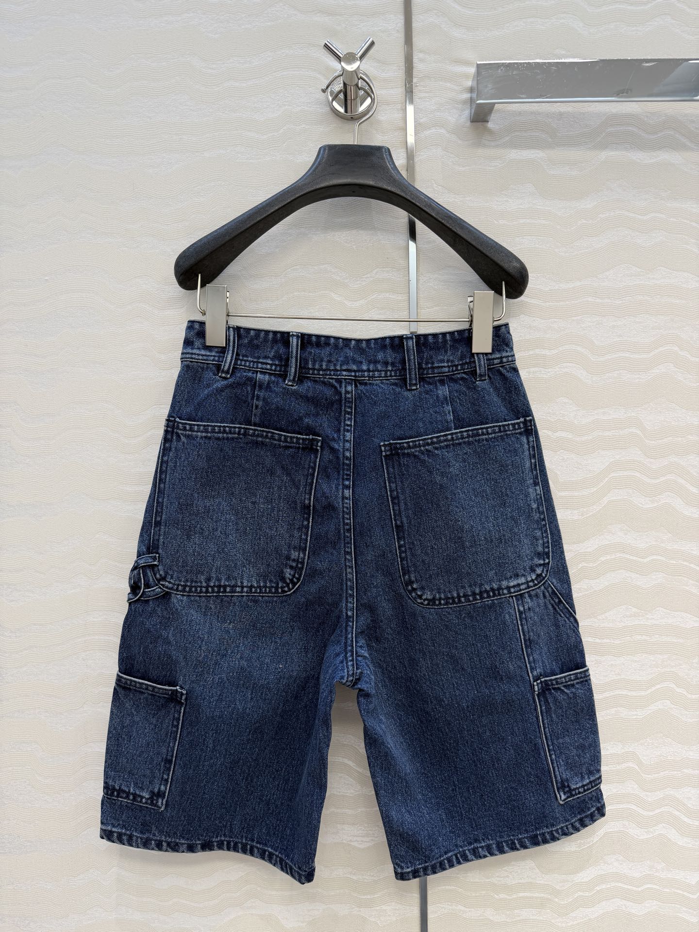 爆单推荐❤️coco女孩26p春夏新品，书包扣直筒牛仔中裤！白富美必入叠搭神器！定制双C工装口袋，复古酵