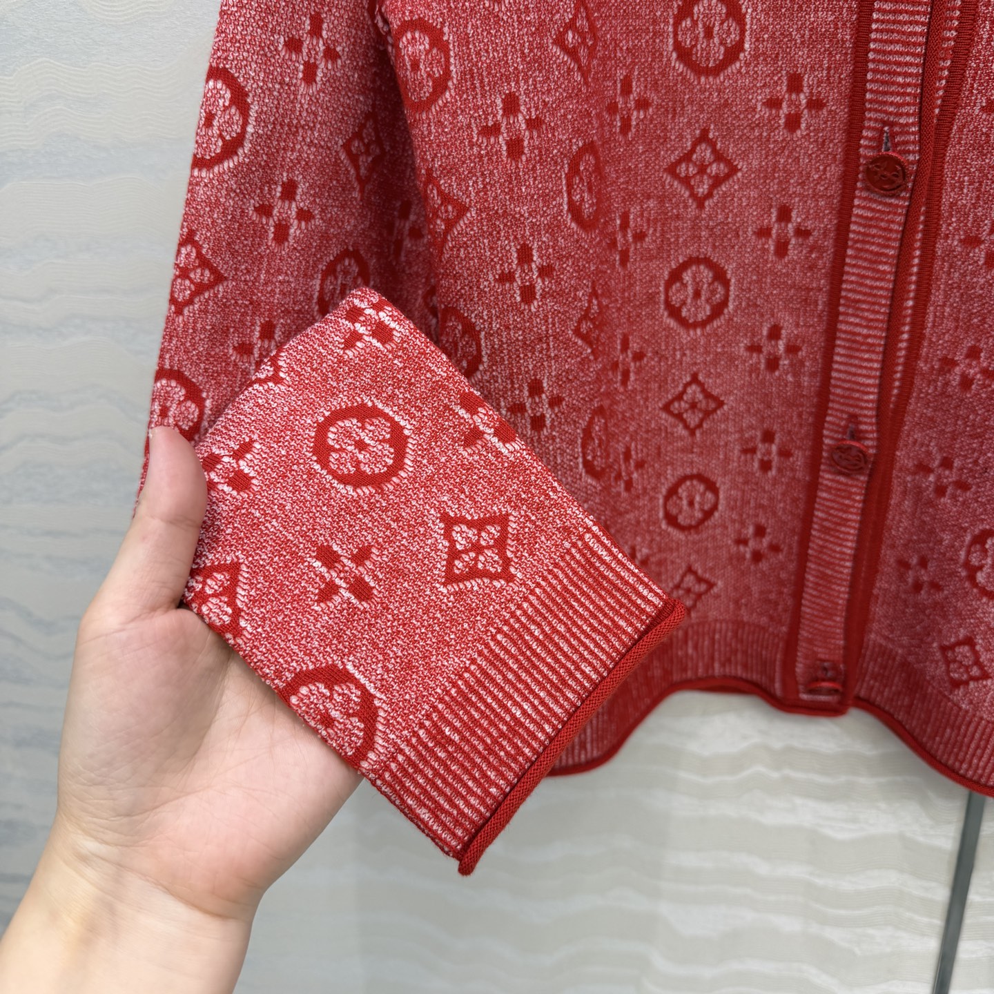 爆单推荐，L26s春夏新品Nautical🗺️系列，MONOGRAM双织logo圆领开衫小外套。定染纱线