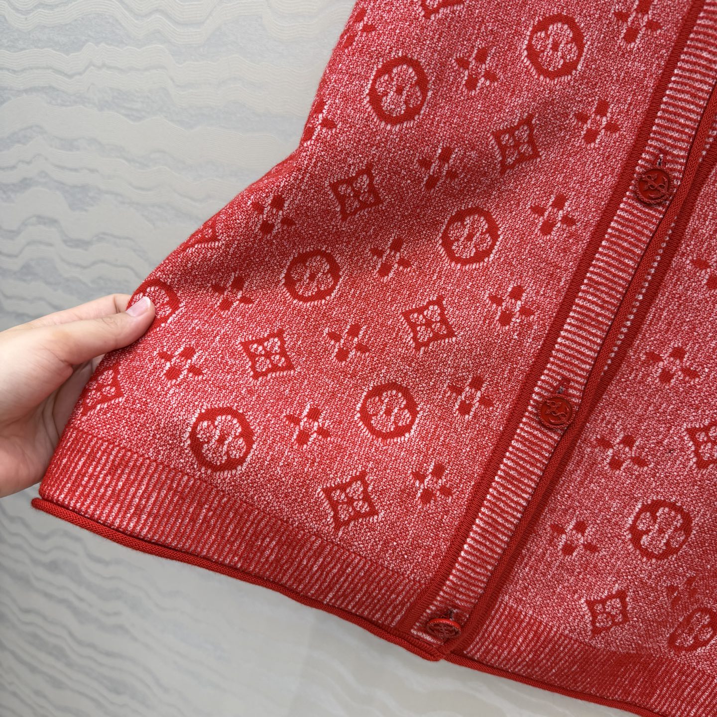 爆单推荐，L26s春夏新品Nautical🗺️系列，MONOGRAM双织logo圆领开衫小外套。定染纱线