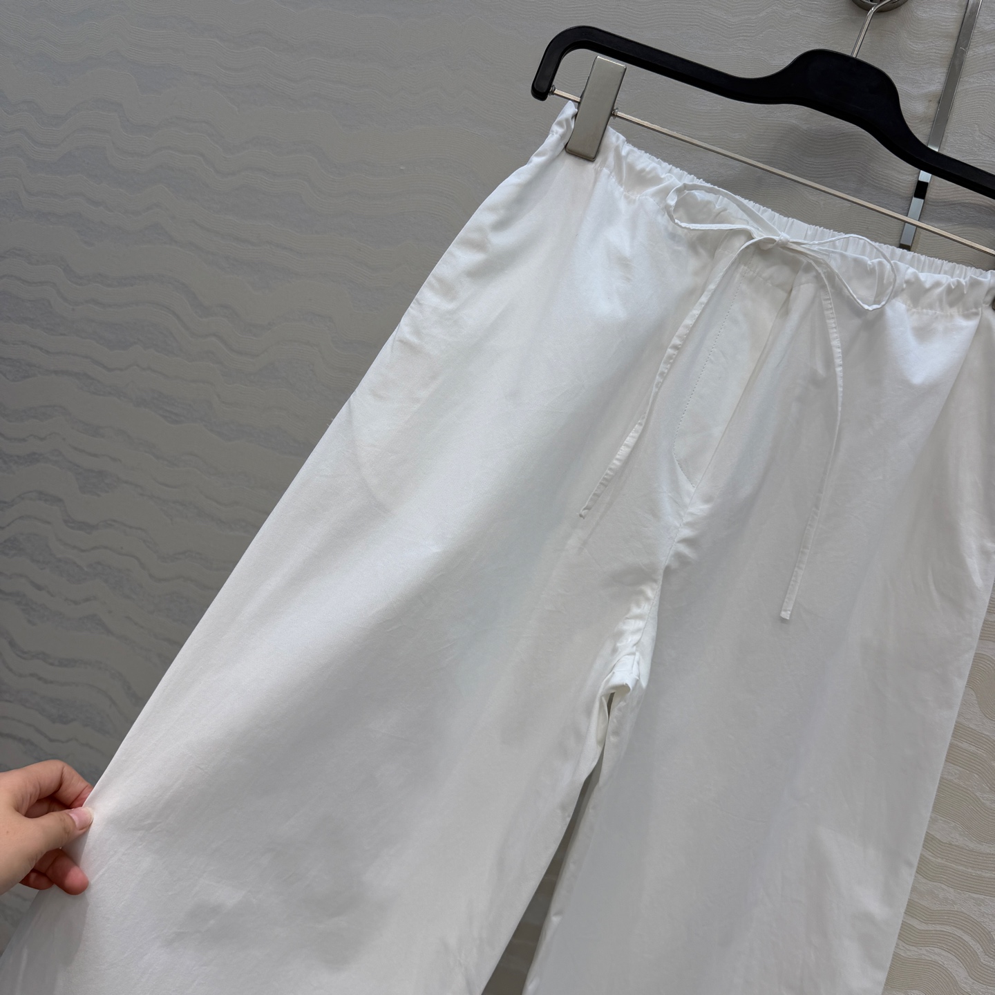 高端原单品质❤️Row风高智感穿搭！潇洒帅气的高级日本棉阔腿神裤！非常修饰腿型的抽绳腰设计，立体剪裁宽边