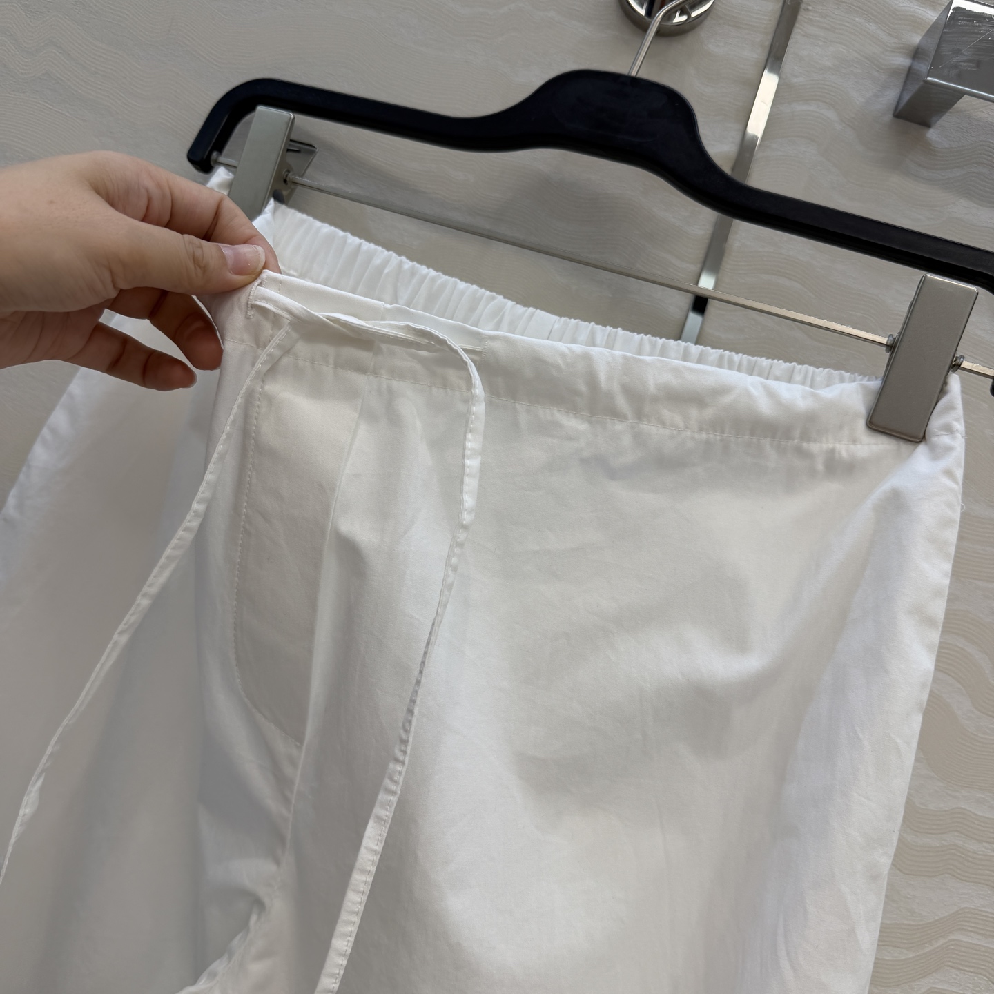 高端原单品质❤️Row风高智感穿搭！潇洒帅气的高级日本棉阔腿神裤！非常修饰腿型的抽绳腰设计，立体剪裁宽边