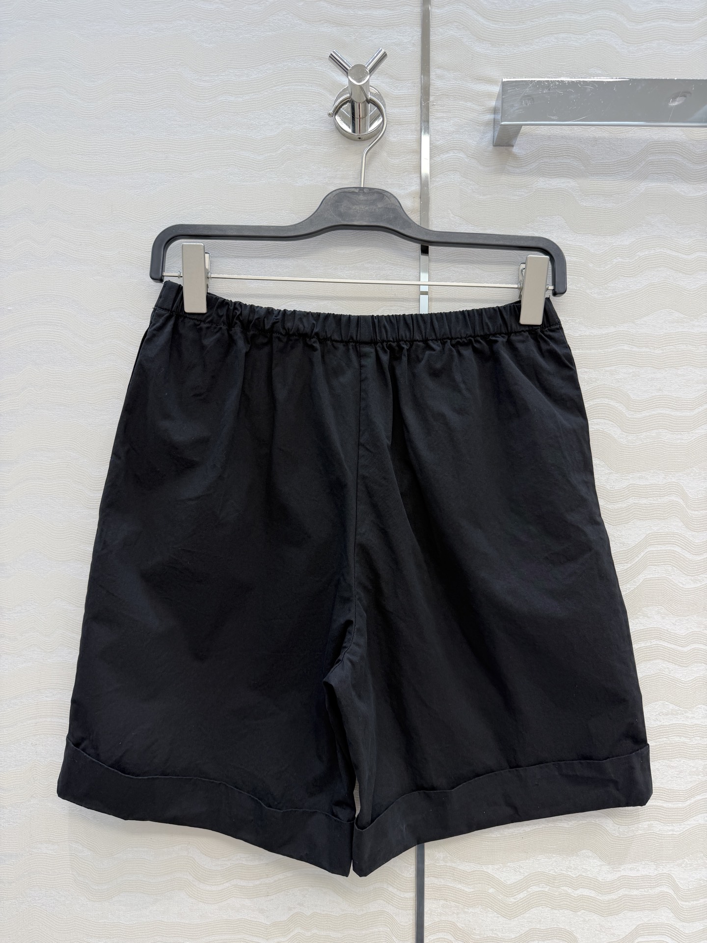 高端原单品质❤️Row风高智感穿搭！潇洒帅气的高级日本棉阔腿百幕五分裤！非常修饰腿型的抽绳腰设计，立体剪