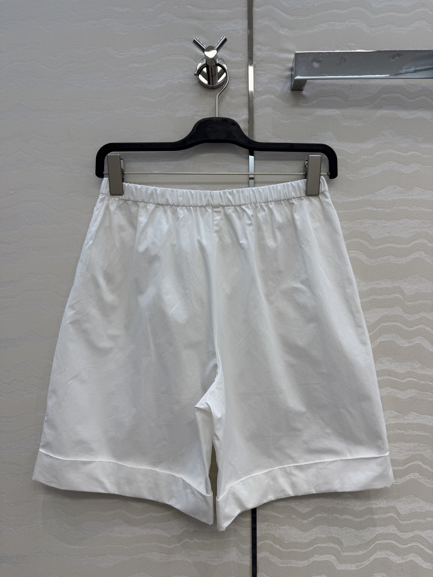 高端原单品质❤️Row风高智感穿搭！潇洒帅气的高级日本棉阔腿五分裤！！非常修饰腿型的抽绳腰设计，立体剪裁