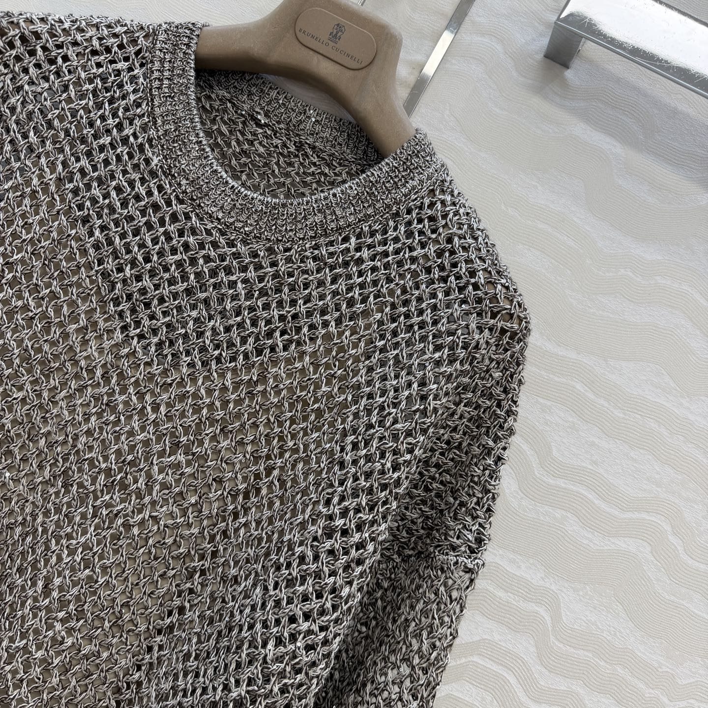 高端原单品质！行走的高定 BC高智感穿搭！超重工的刺绣珠片缕空上衣⚠️徳国进口机打造编织缕空工艺！进口亚