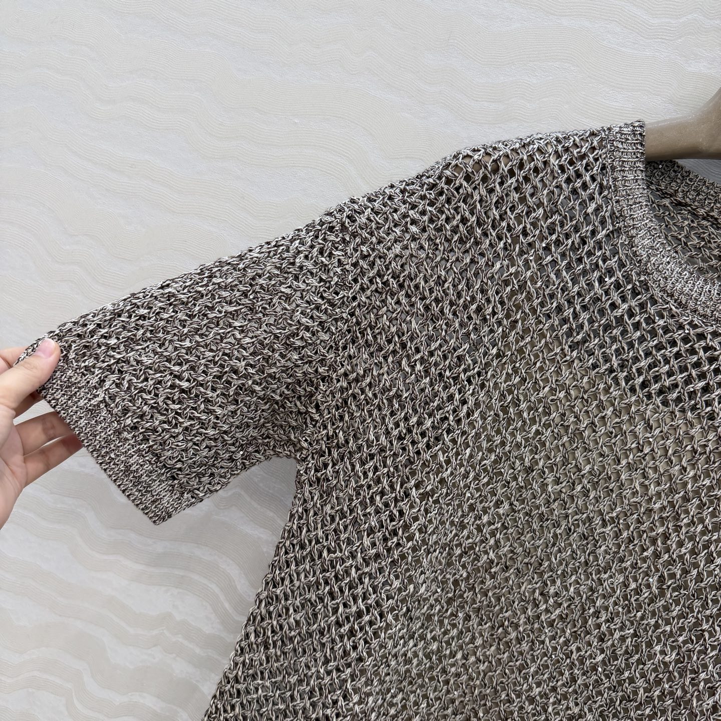 高端原单品质！行走的高定 BC高智感穿搭！超重工的刺绣珠片缕空连衣裙⚠️徳国进口机打造编织缕空工艺！进口