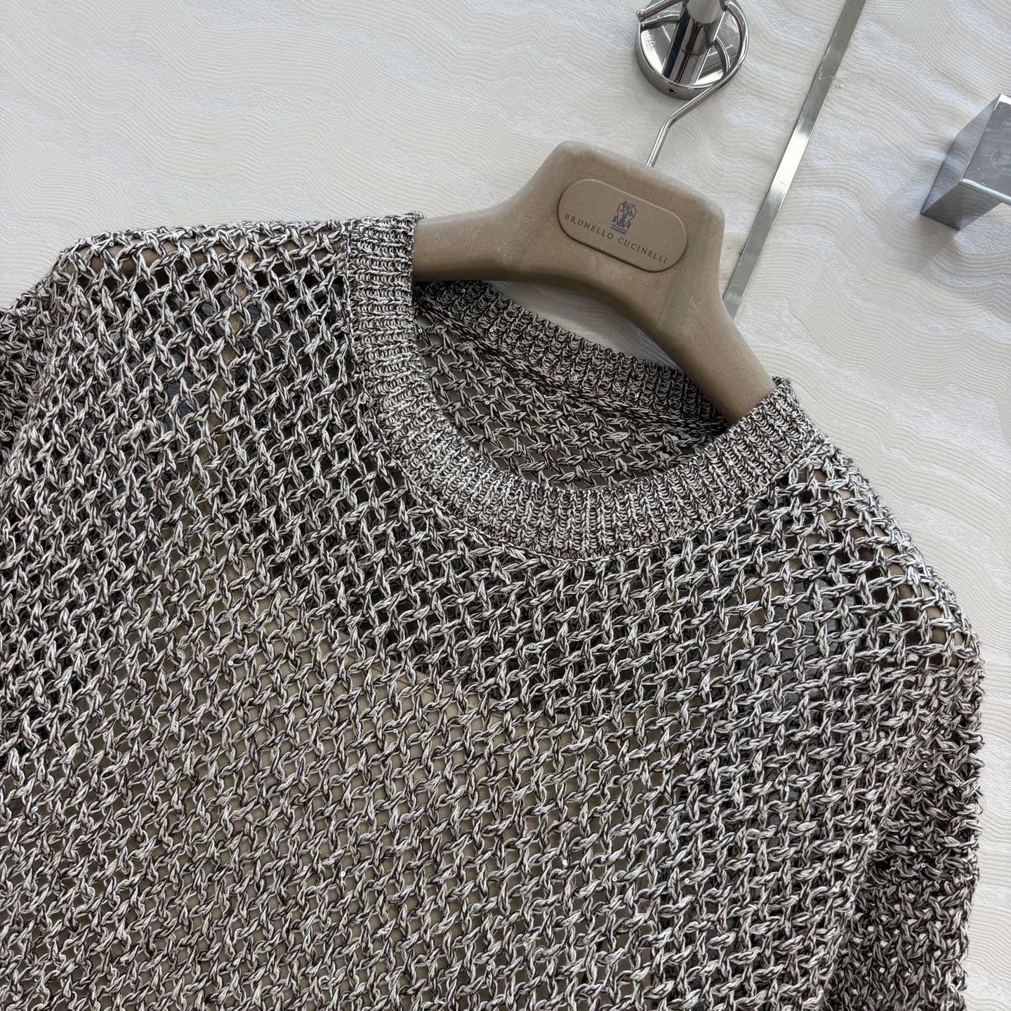 高端原单品质！行走的高定 BC高智感穿搭！超重工的刺绣珠片缕空连衣裙⚠️徳国进口机打造编织缕空工艺！进口