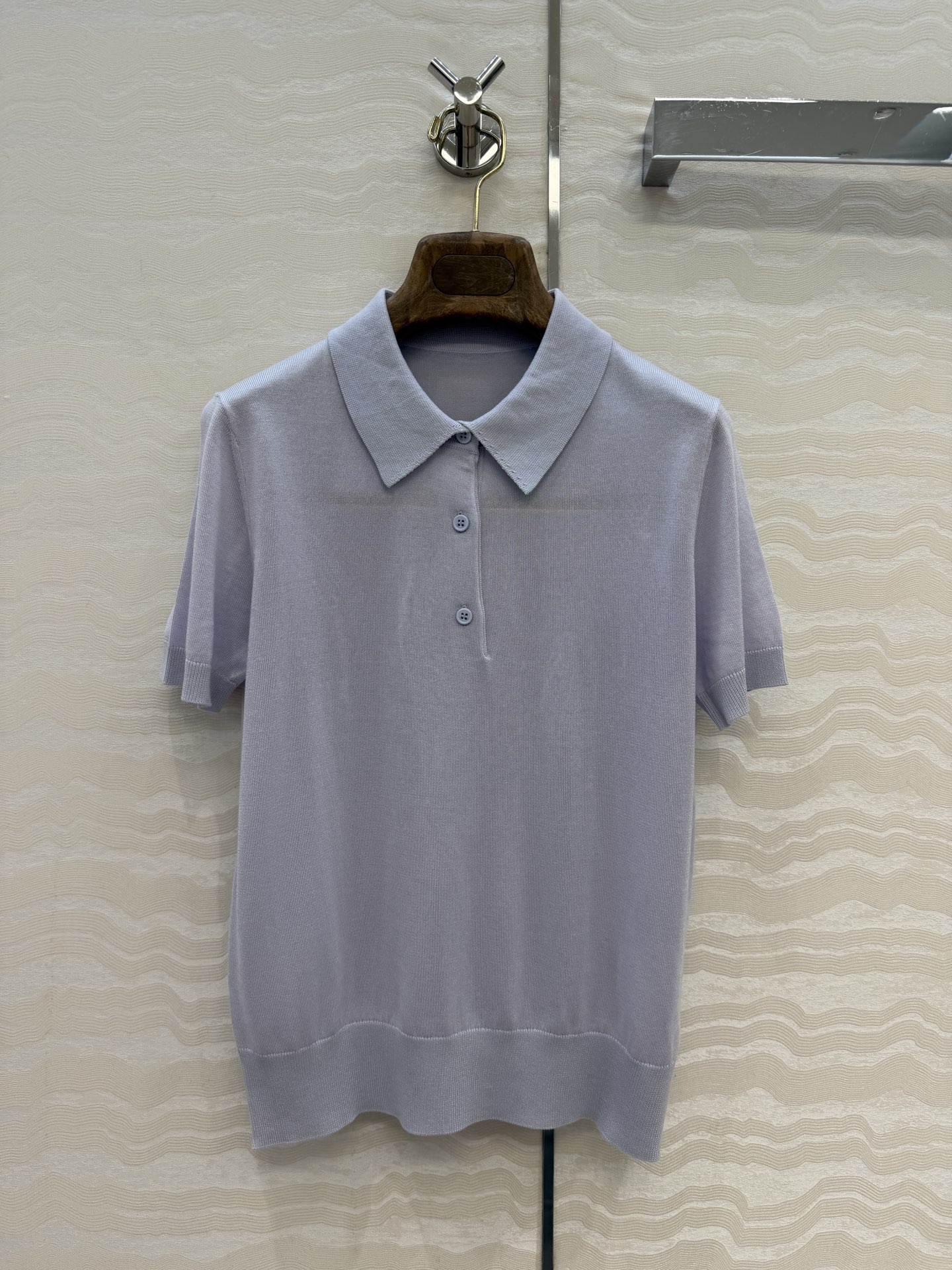 高端原单品质❤️Lp高智感老钱风穿搭！春夏新品高级素色天丝羊毛polo领短袖上衣！18针工艺温柔极致优雅