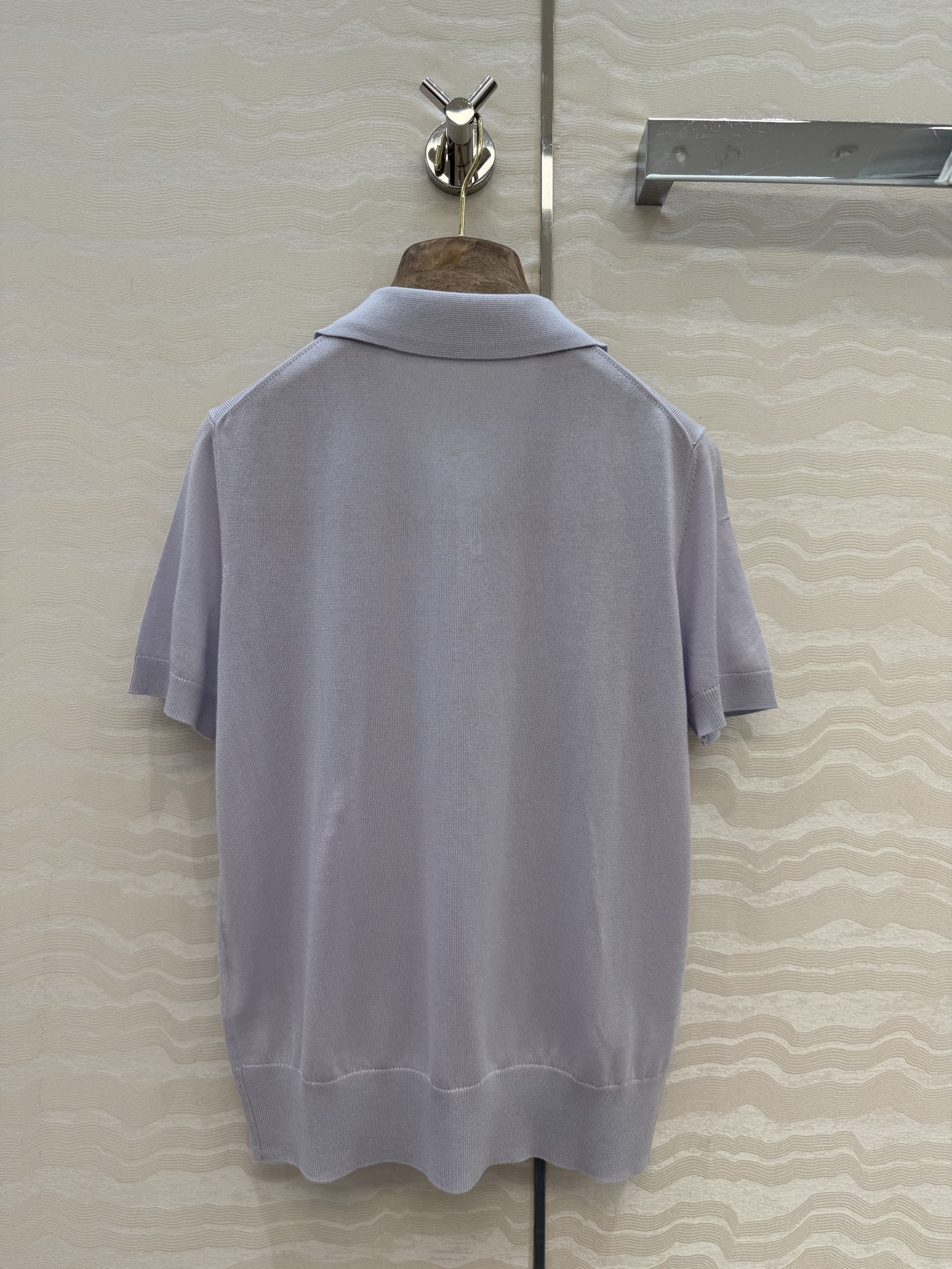 高端原单品质❤️Lp高智感老钱风穿搭！春夏新品高级素色天丝羊毛polo领短袖上衣！18针工艺温柔极致优雅