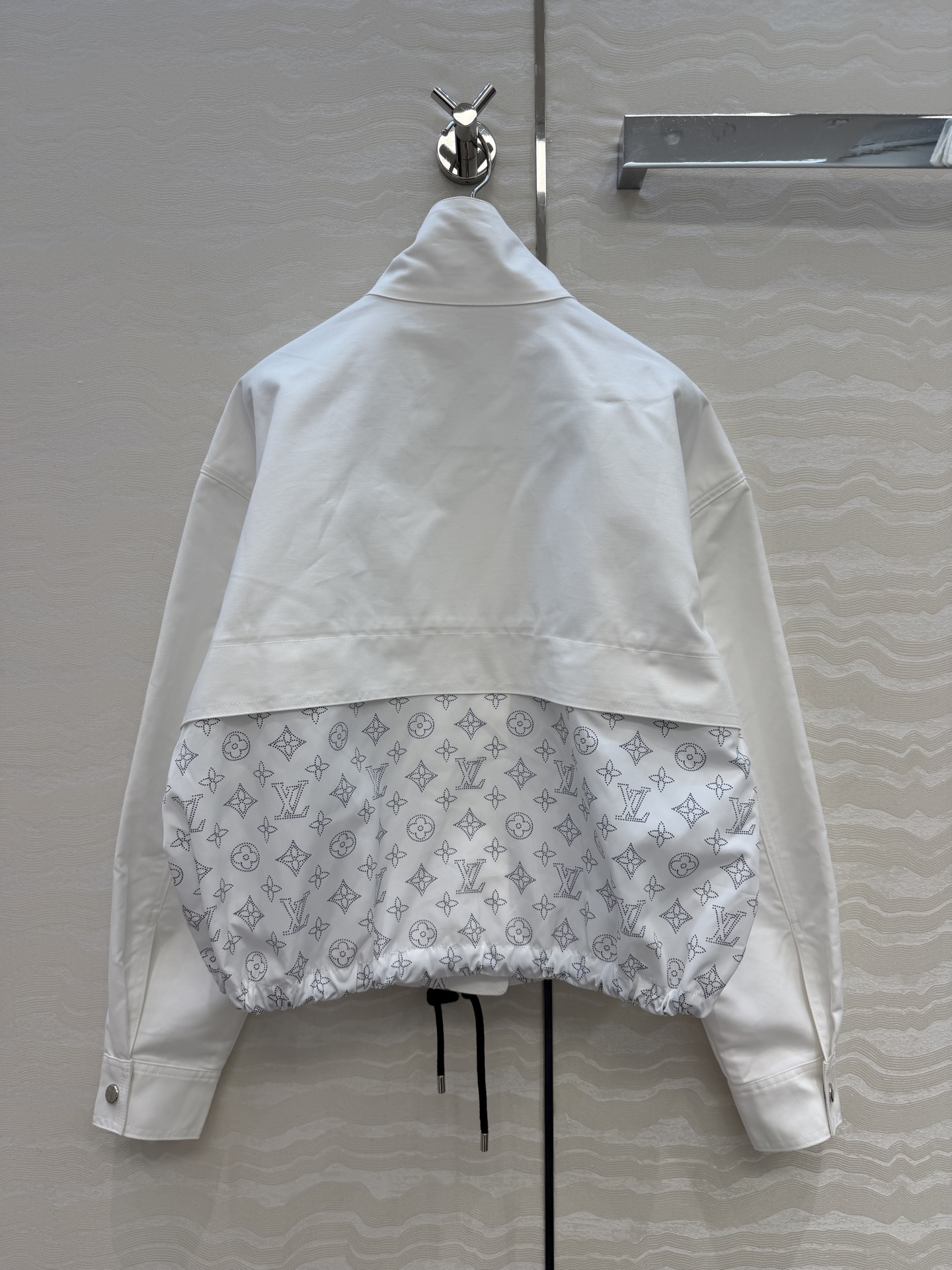 爆单推荐，原单品质💕26春夏新品！flight mode经典MONOGRAM拼接夹克外套！假两件设计高级