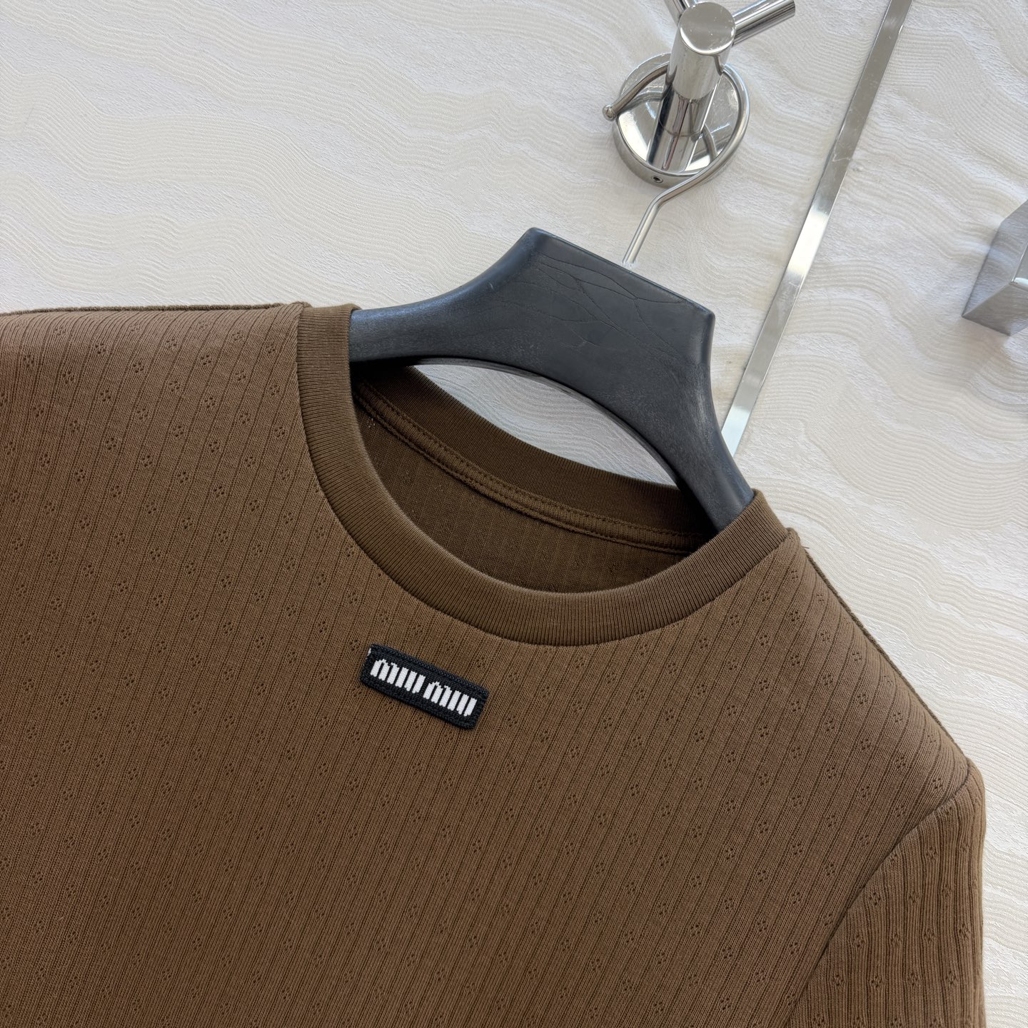 爆单推荐❤️原单品质🌸miu系少女穿搭！知性分子学院风短款小上衣！气质氛围感单品，定制100%提花纯棉面