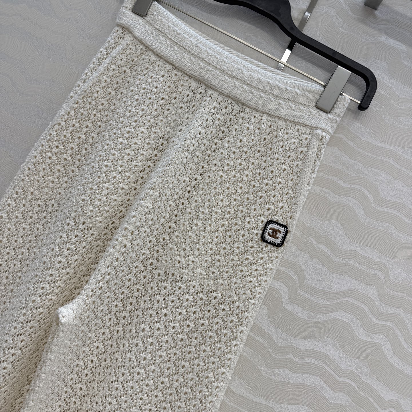 原单品质❤️Coco女孩beach沙滩🏖️系列度假新品！缕空勾织直筒裤。绝美小仙女白富美神器！重工定制特