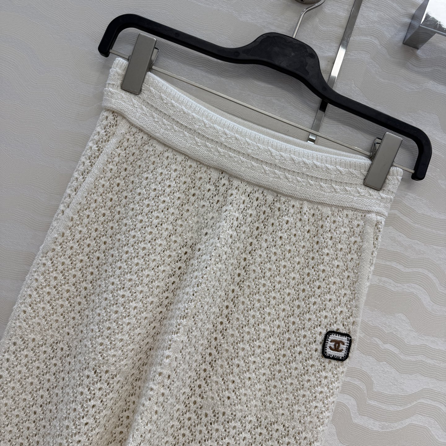 原单品质❤️Coco女孩beach沙滩🏖️系列度假新品！缕空勾织直筒裤。绝美小仙女白富美神器！重工定制特