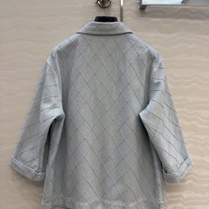 原单品质❤️Coco女孩beach沙滩🏖️系列度假新品!重工刺绣菱格线绣牛仔外套!卷边七分袖设计经典版型 原单品质❤️Coco女孩beach沙滩🏖️系列度假新品!重工刺绣菱格线绣牛仔外套!卷边七分袖设计经典版型