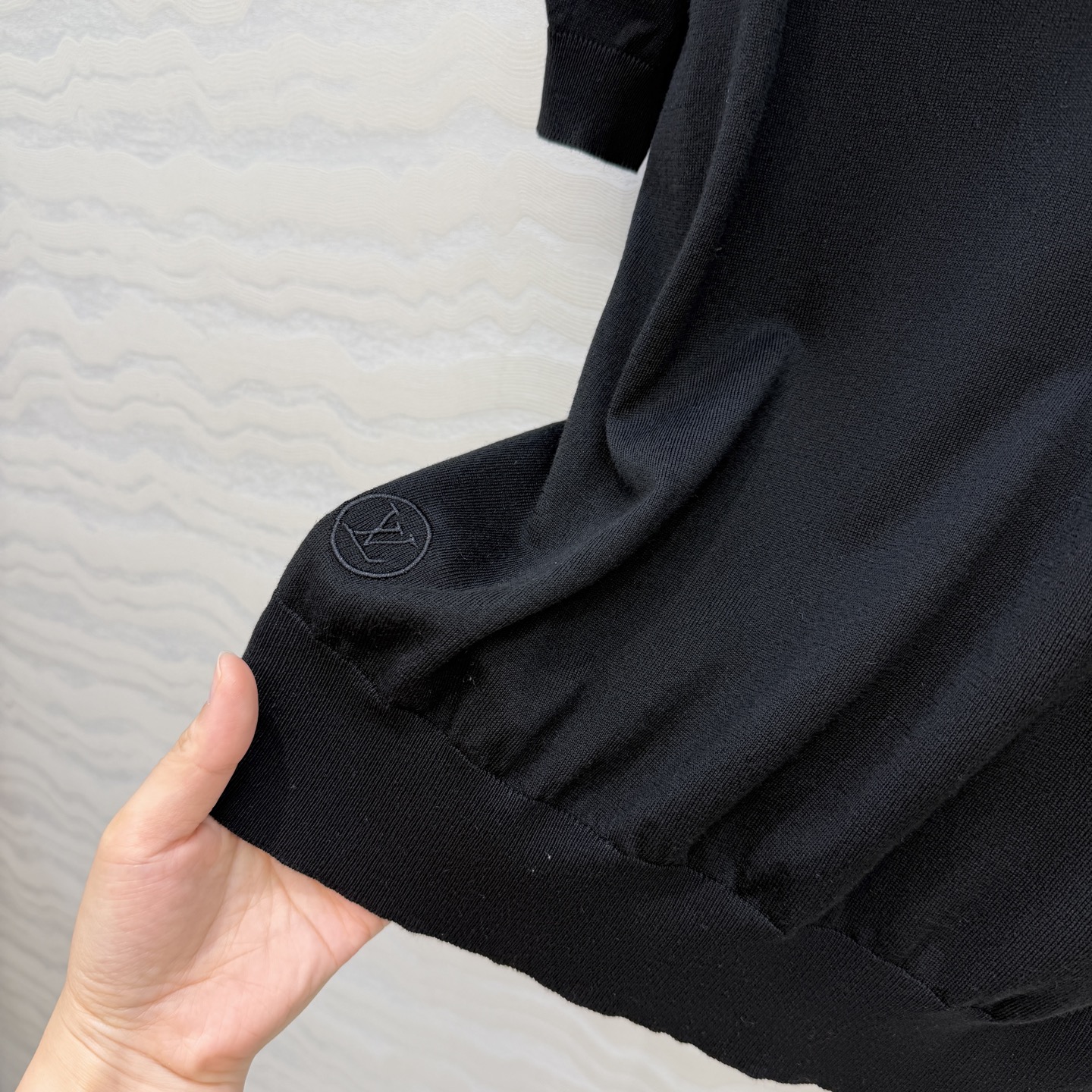 高端原单品质！26春夏新品，Monogram花㚏领结针织短袖上衣！18针瑞士机工艺！进口天丝纯棉纱线细腻