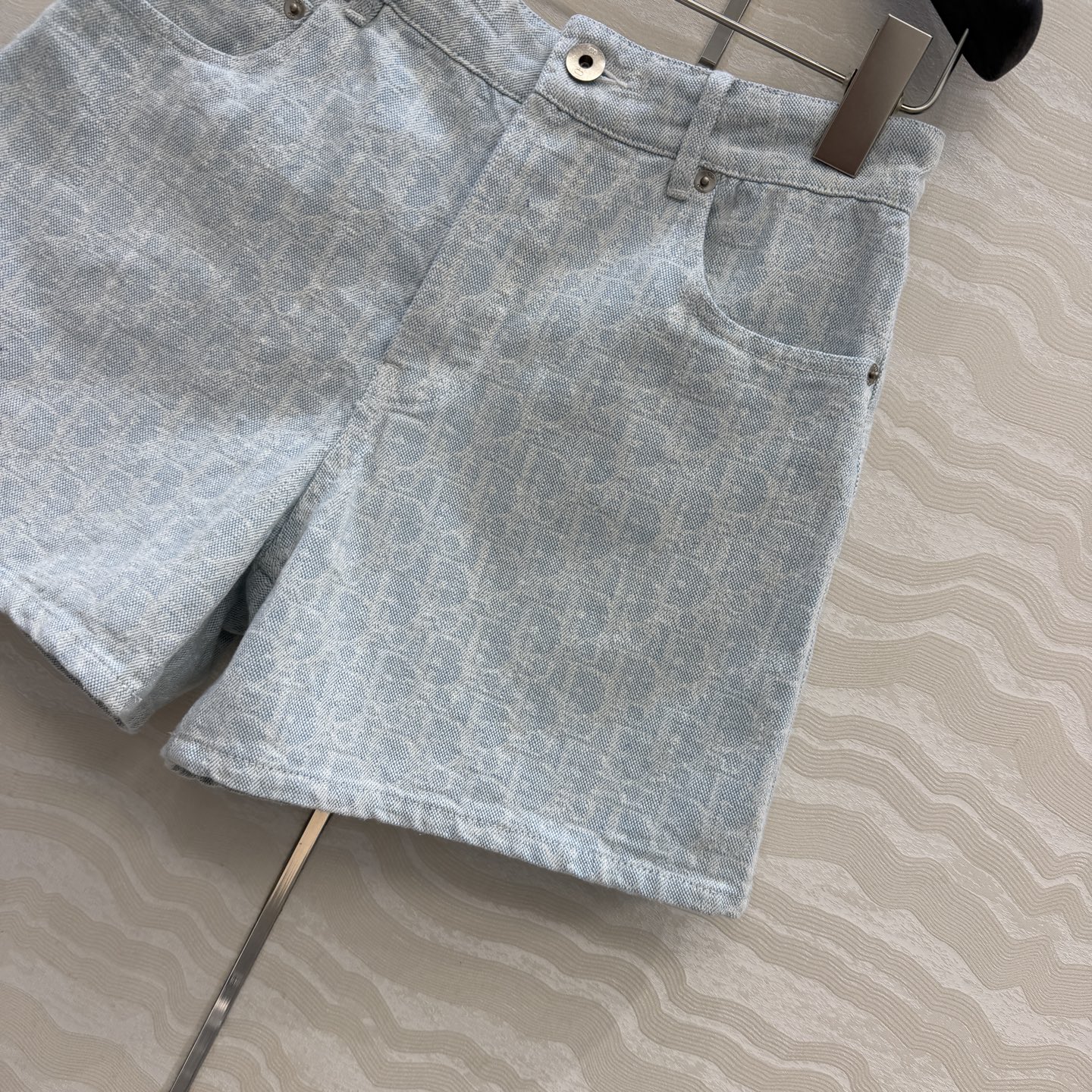原单品质🤞MissD航海夏日系列牛仔短裤！定制色织提花工艺洗水牛仔面料高级又时髦！衣橱必备的万年搭！经典
