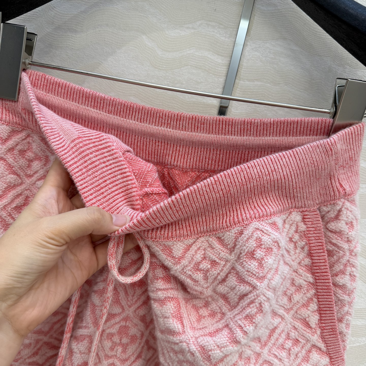 高端原单品质💕神仙颜值Resort度假系列限定新品！MONOGRAM提花羊毛短裤裙！撞色包边抽绳设计一体