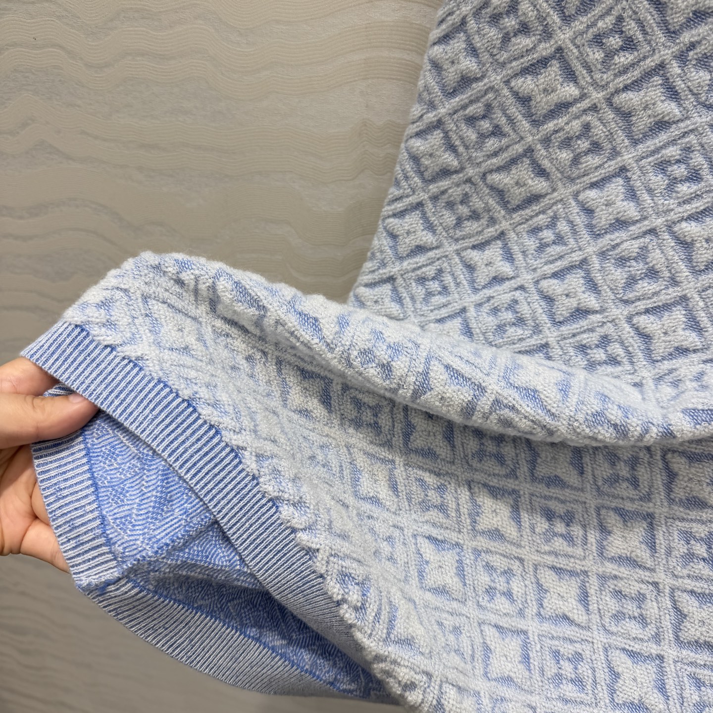 高端原单品质💕神仙颜值Resort度假系列限定新品！MONOGRAM提花羊毛短袖连衣裙！气质小翻领半拉链设计经典版型不挑