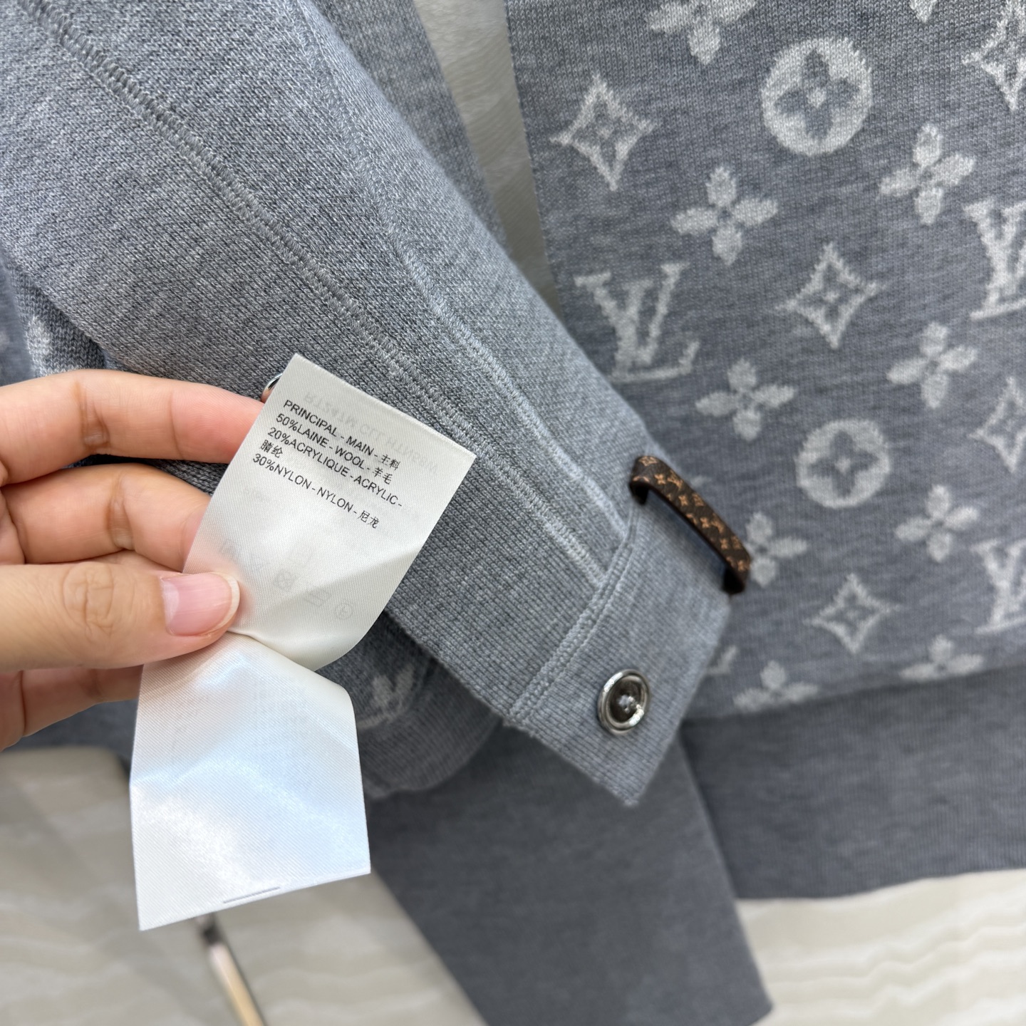 高端原单品质❤️爆单推荐❤️ 秋冬新品！MONOGRAM嵌织双色图案小外套，配送围巾设计减龄少女风穿搭定制五金配件，经典